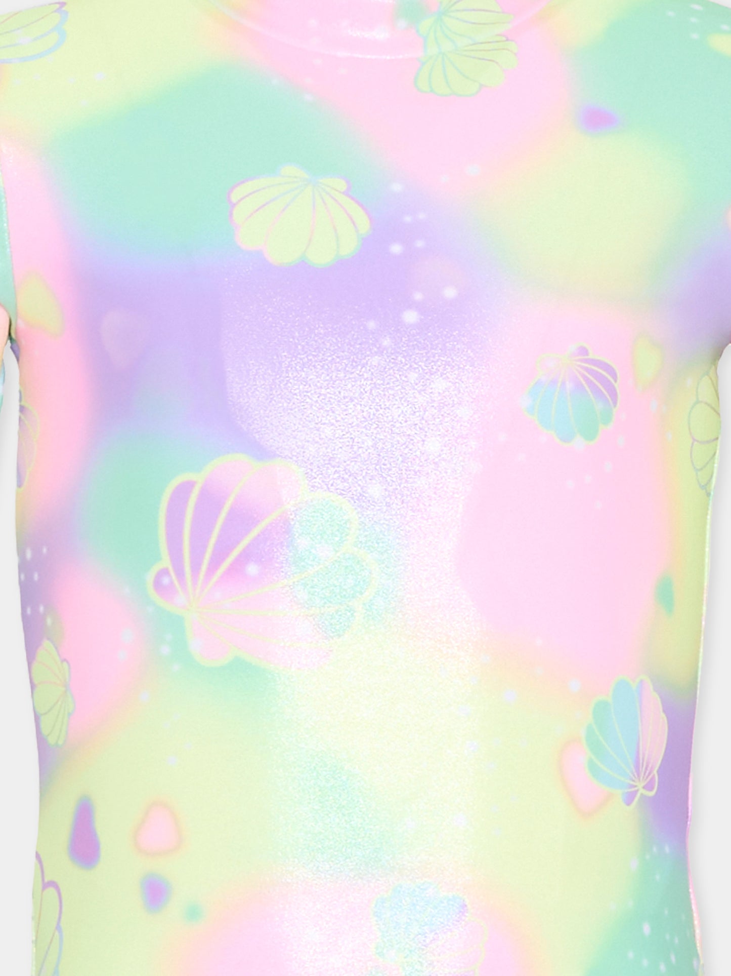 T-shirt Anti UV multicolor per bambina,Billieblush,U21988 929