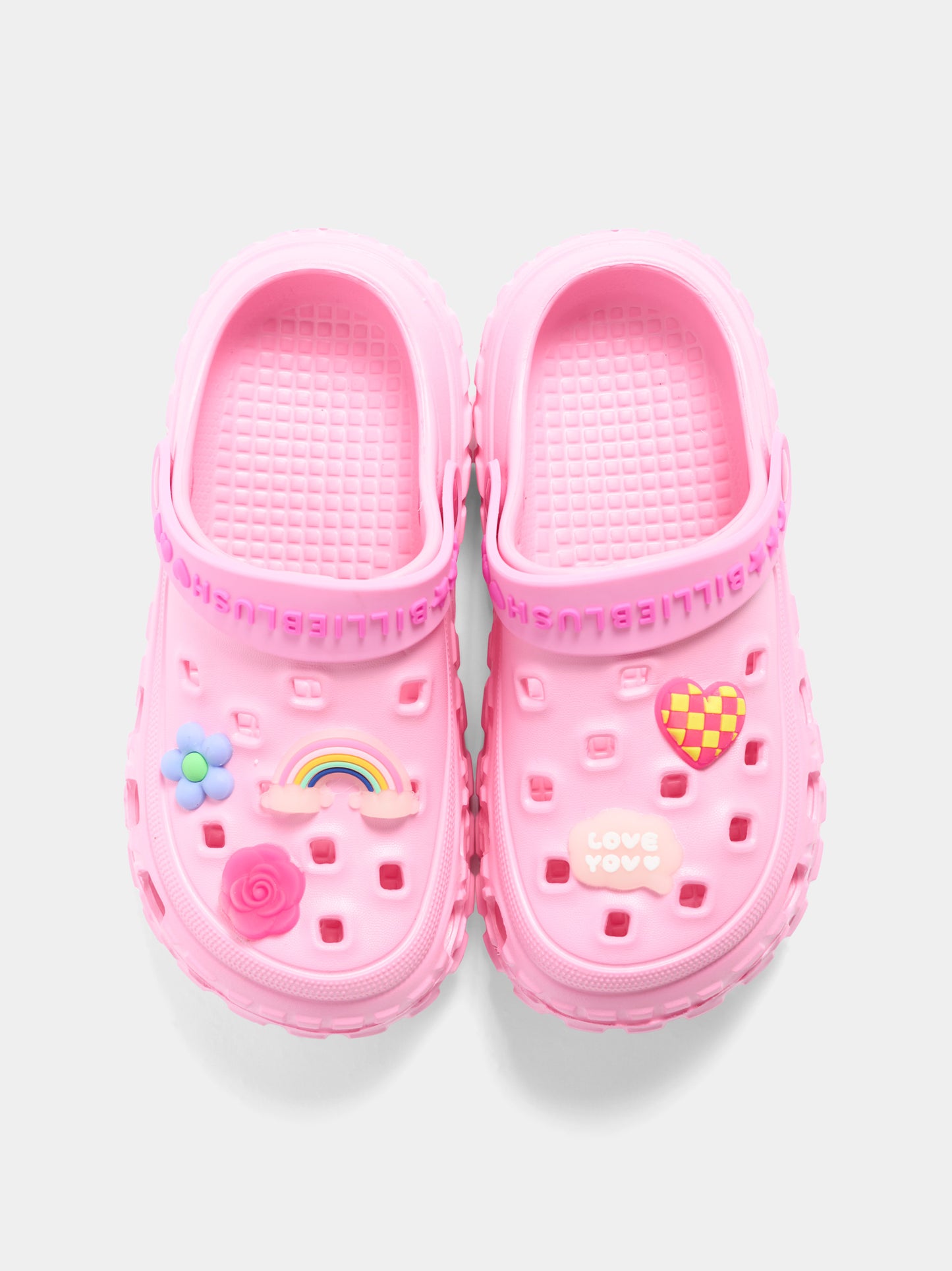 Sabot rosa per bambina con applicazioni,Billieblush,U21994 46N