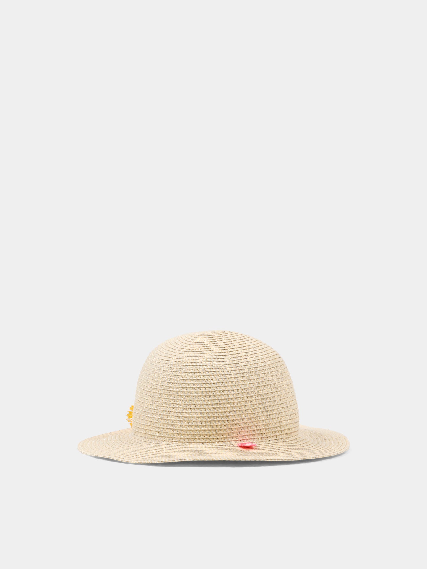 Cappello di paglia per bambina con pompon,Billieblush,U22011 Z41