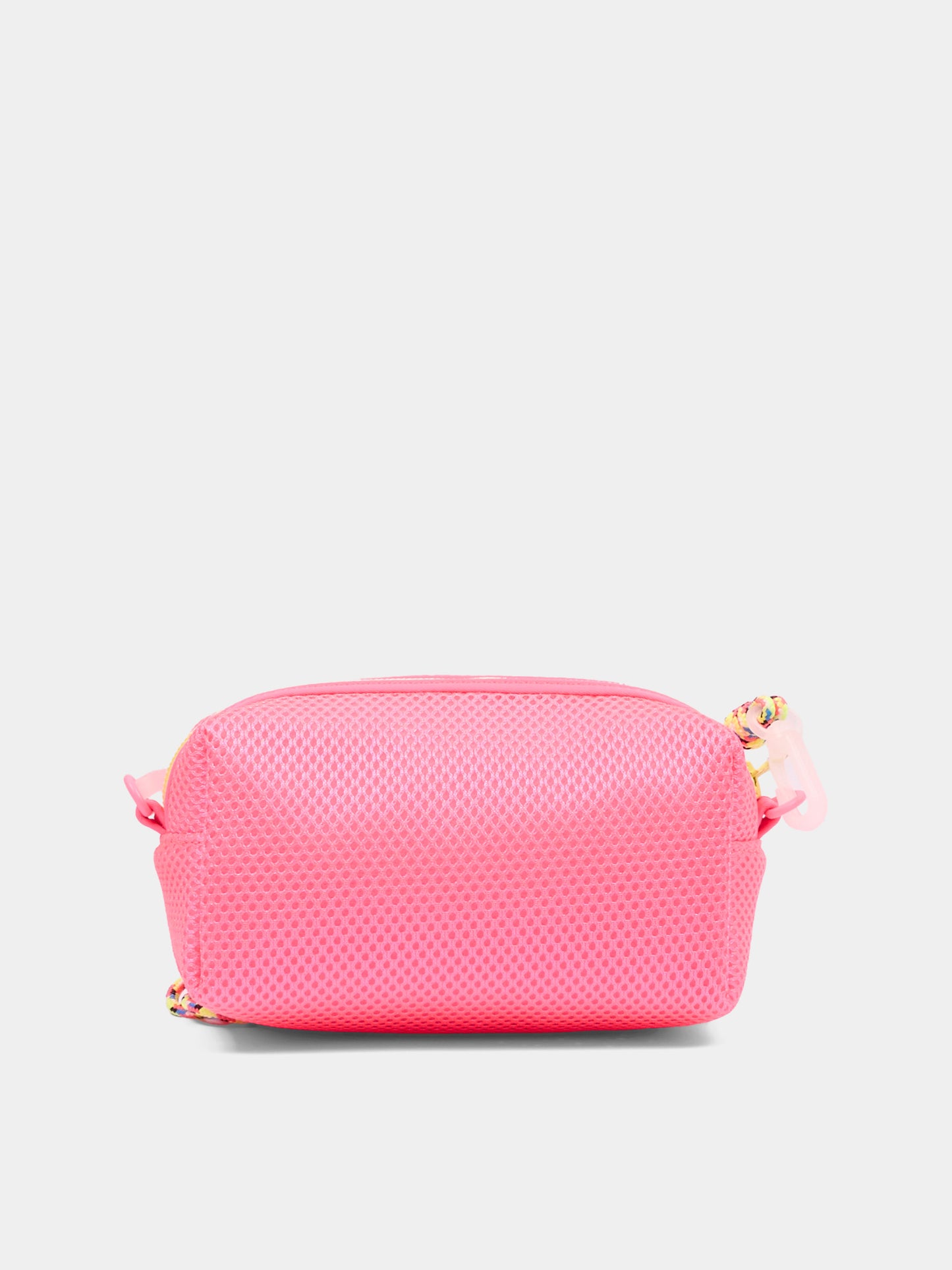 Pochette fucsia per bambina in mesh con margherite,Billieblush,U22033 499