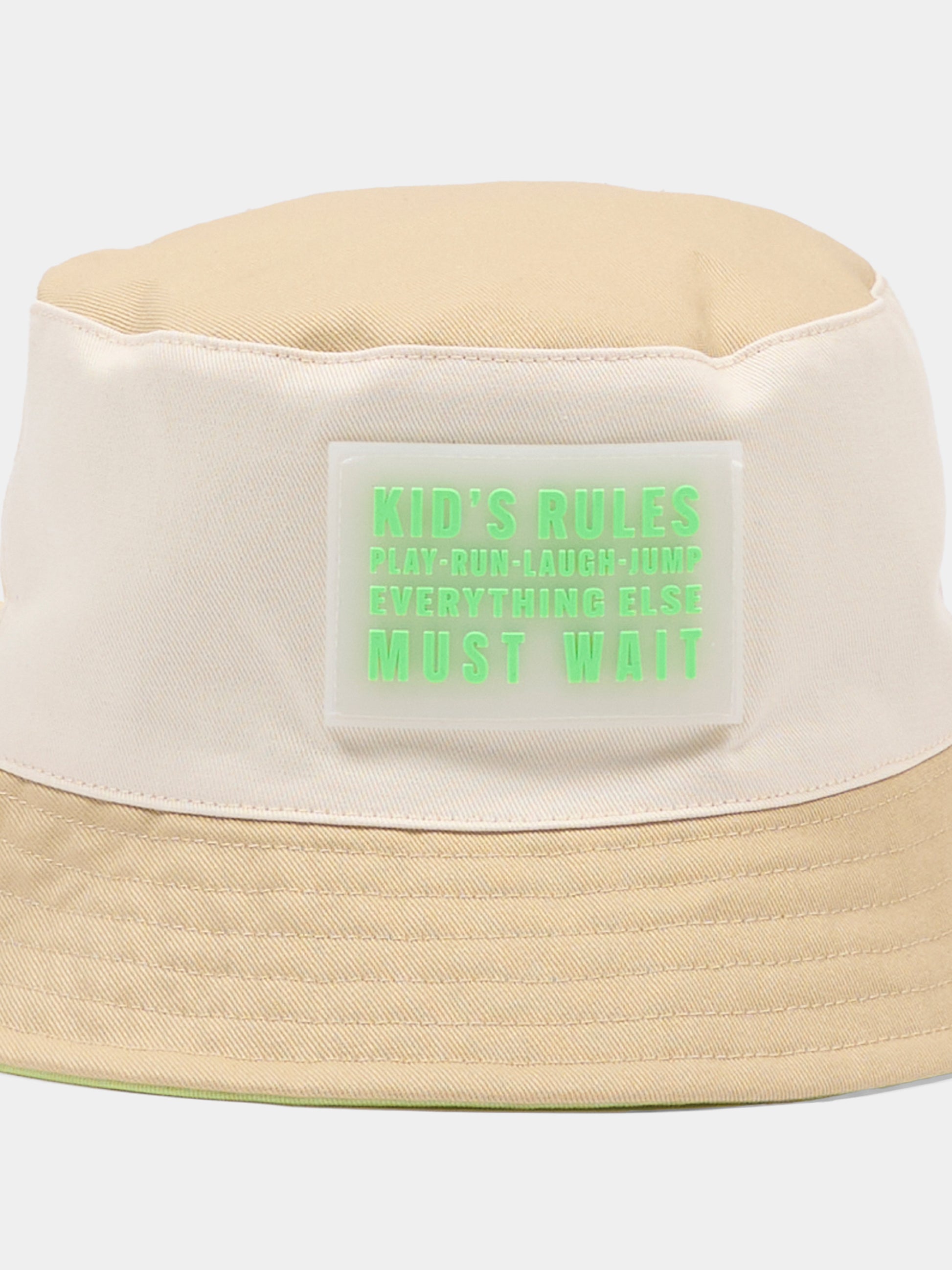 Cloche beige per bambino con patch,Billieblush,U22068 148