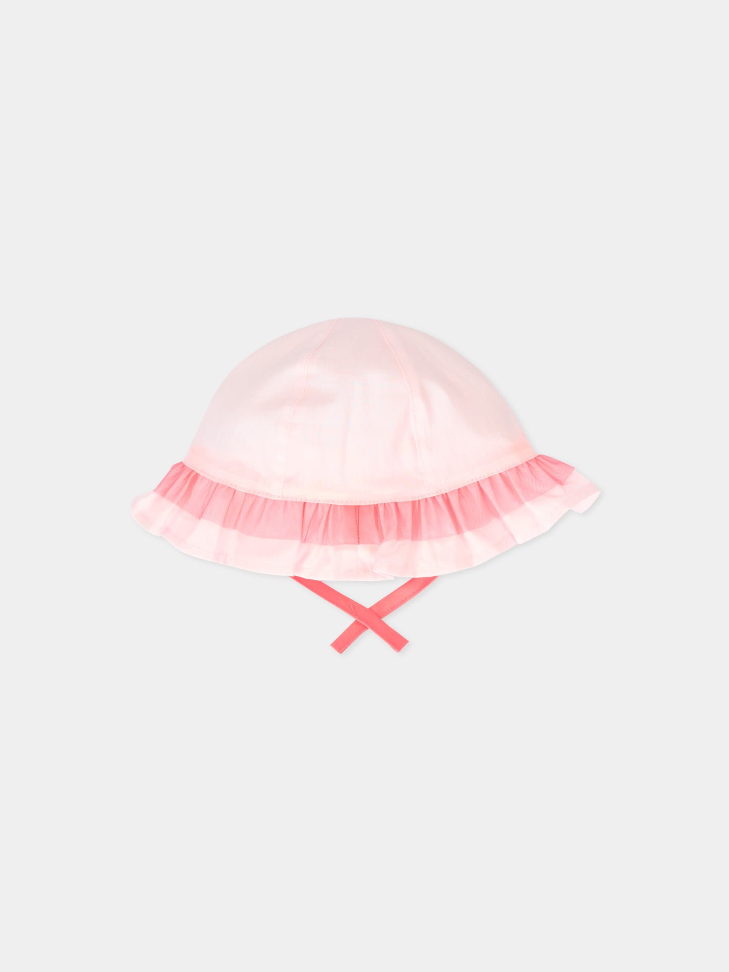 Cloche rosa per neonata con patch,Billieblush,U22212 44L