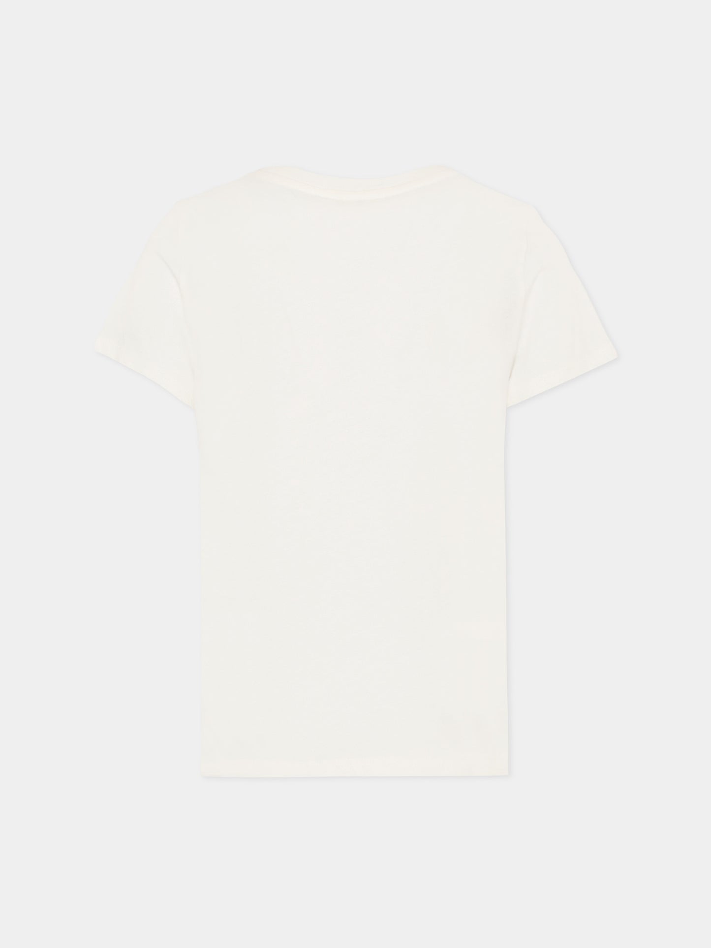 T-shirt avorio per bambina con ananas,Chloé Kids,C20855 117