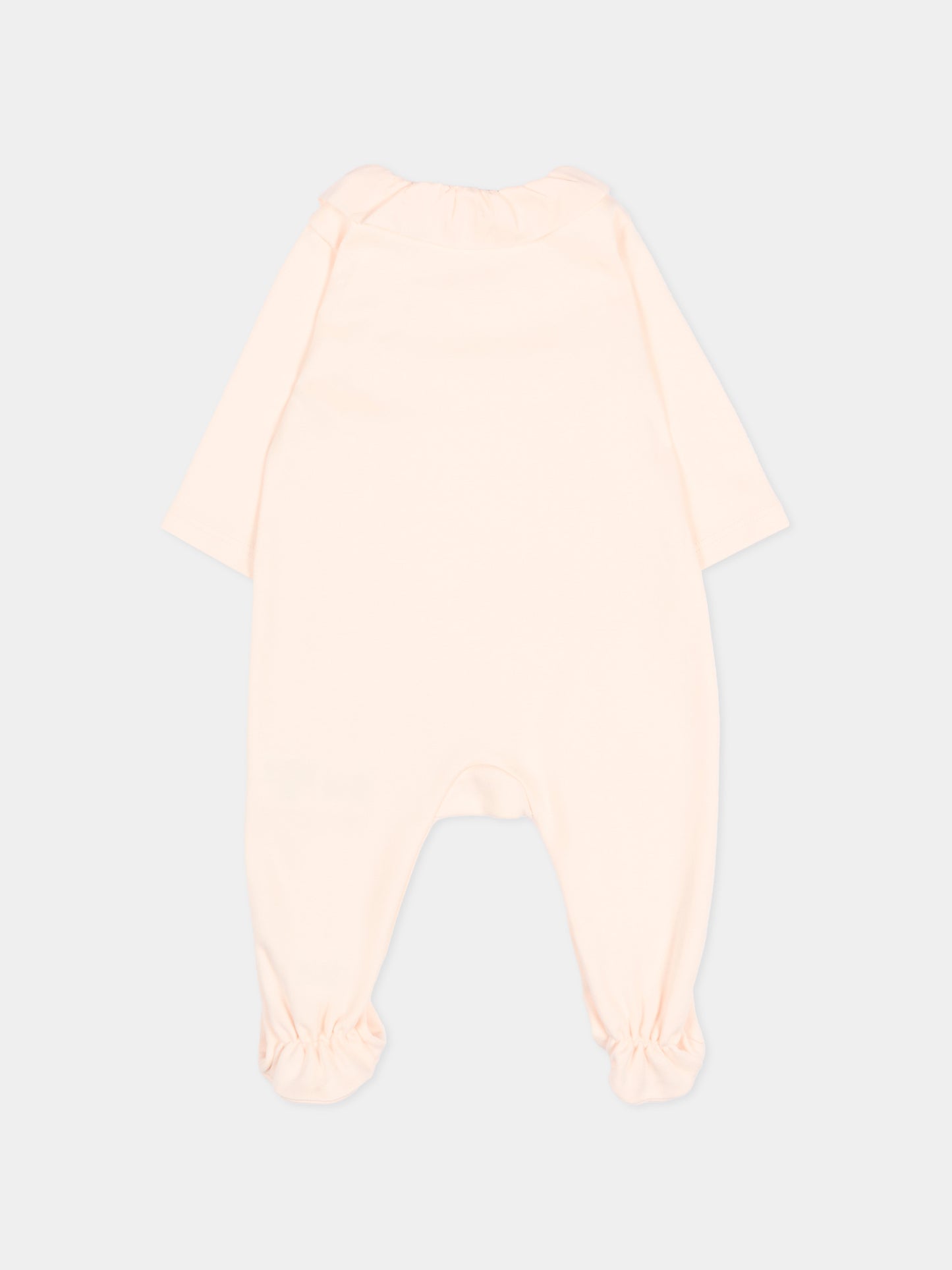 Set tutina rosa per neonata con logo,Chloé Kids,C20926 440