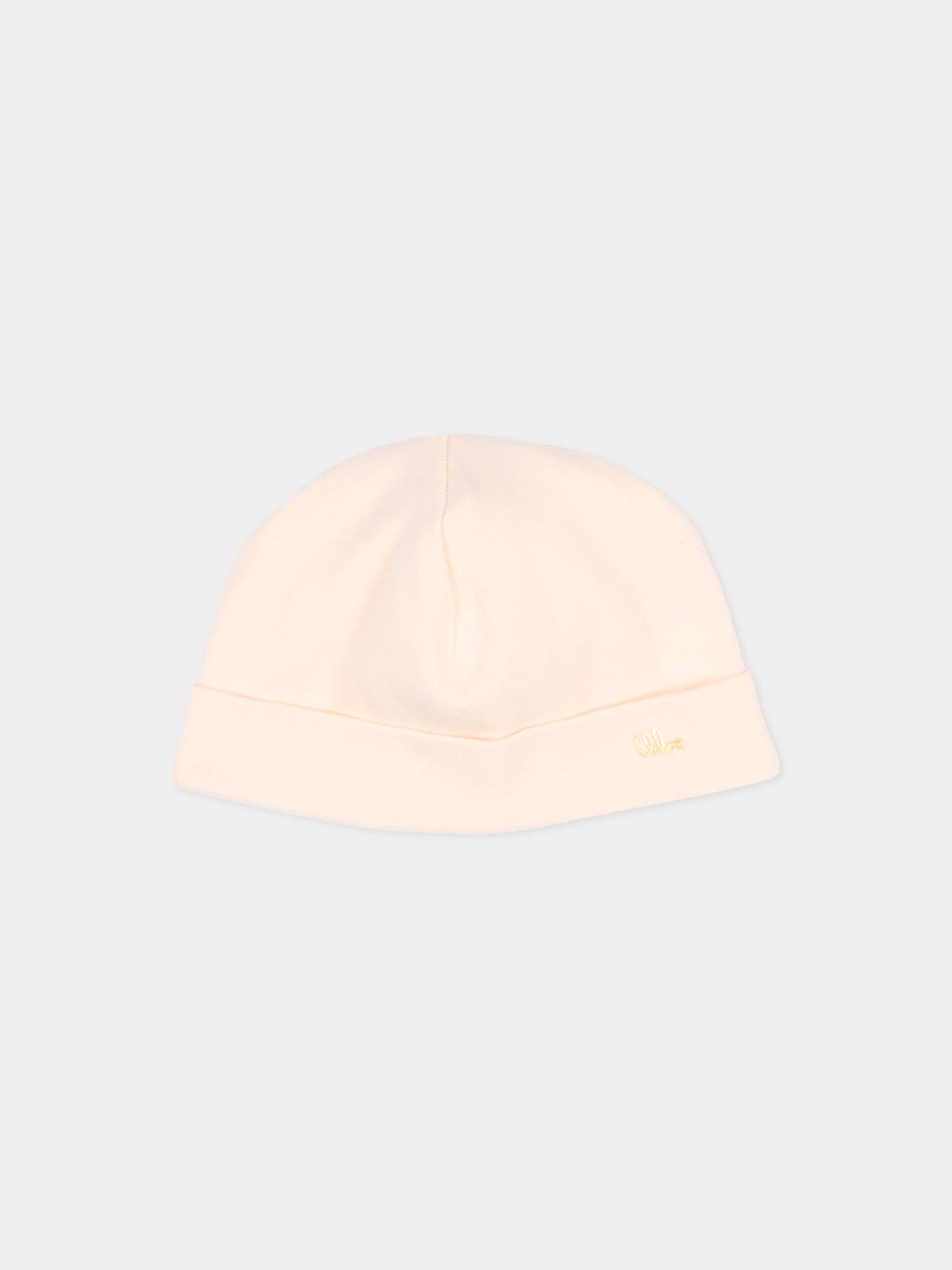 Set tutina rosa per neonata con logo,Chloé Kids,C20926 440