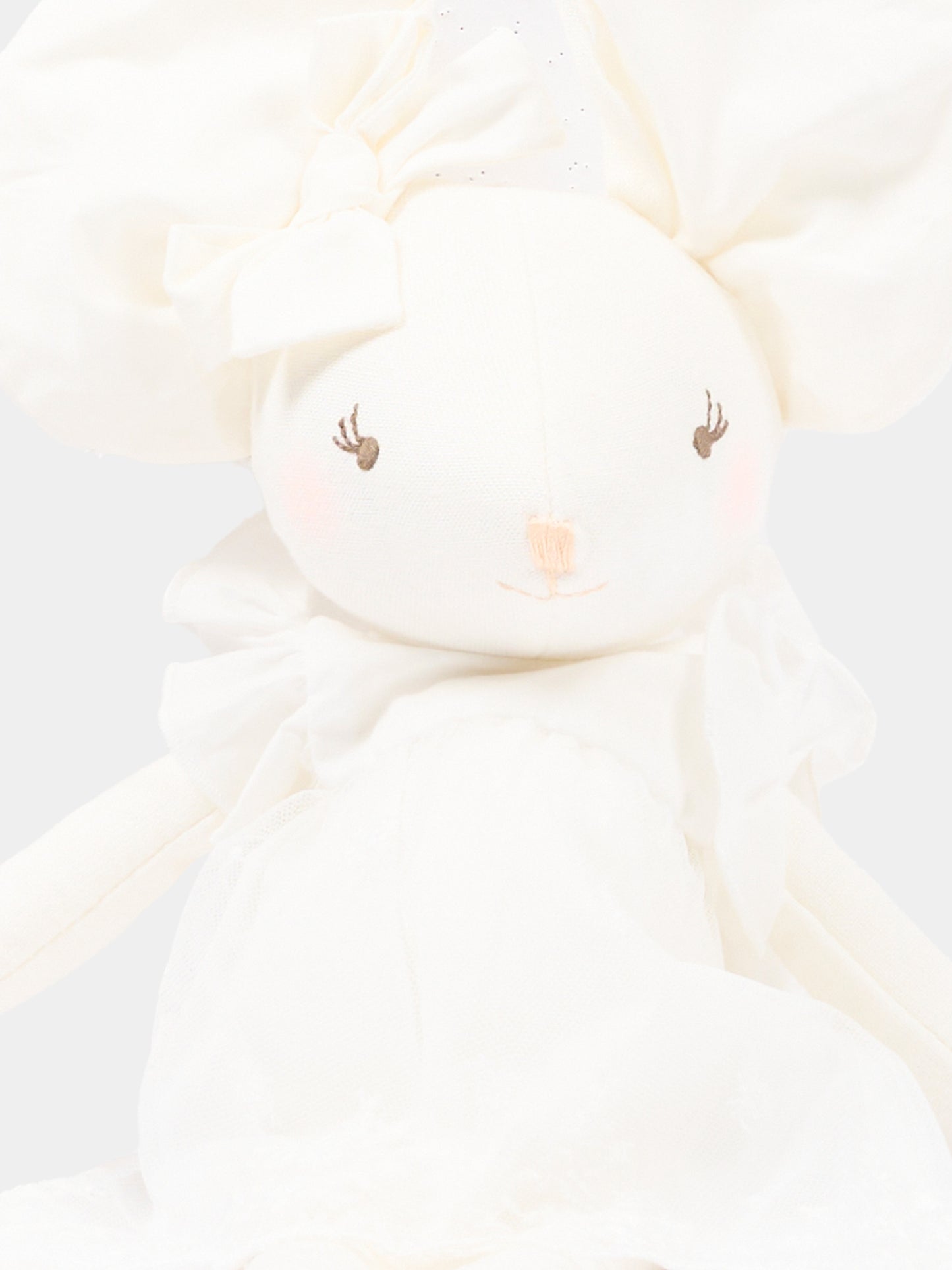 Doudou avorio per neonata con topolino,Chloé Kids,C20939 117