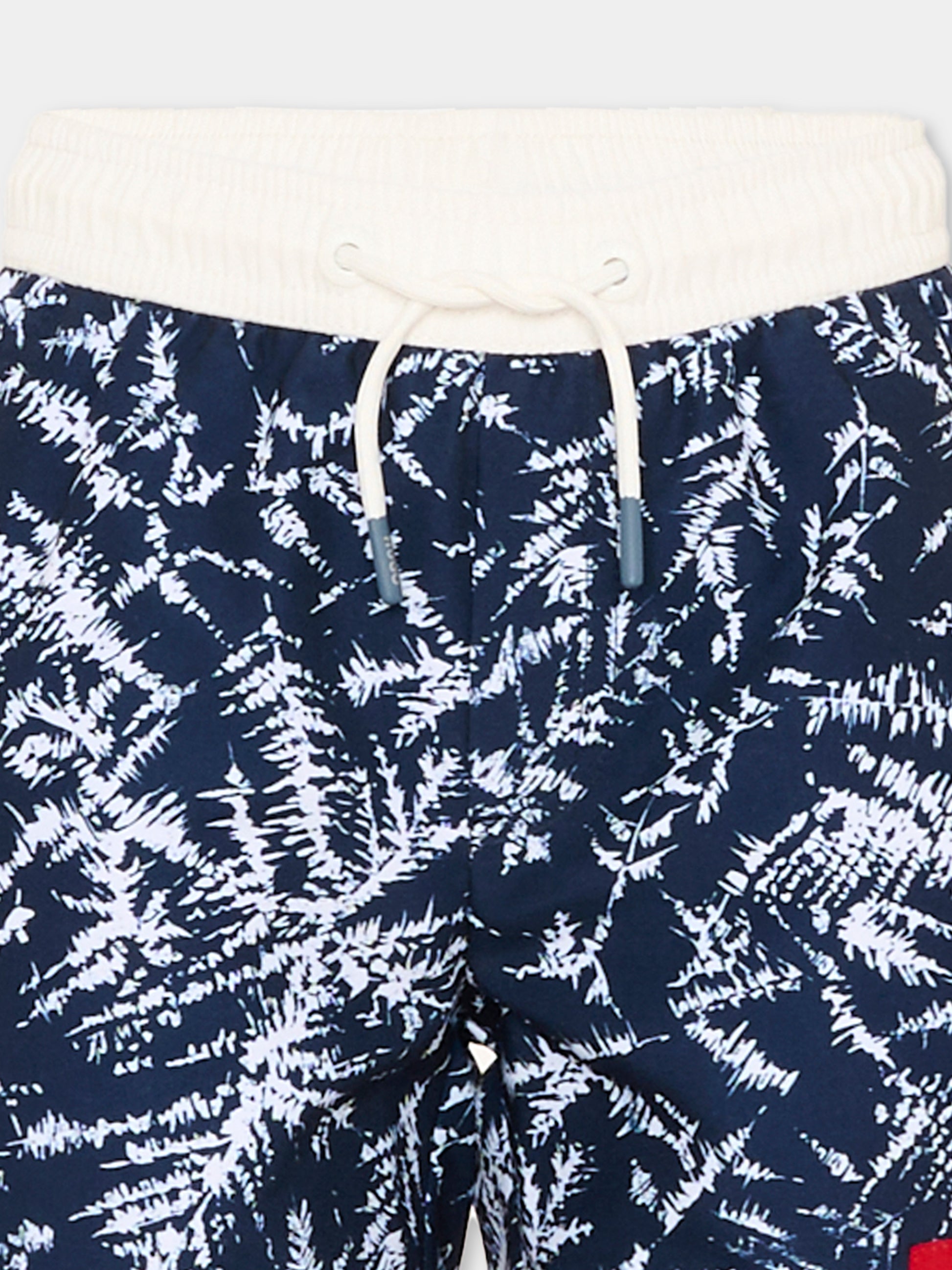 Boxer mare blu per bambino con logo,Hugo,G00978 V21