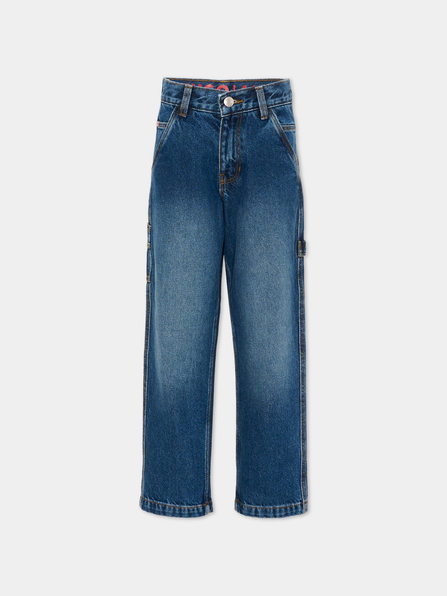 Jeans denim per bambino cargo,Hugo,G00985 Z25