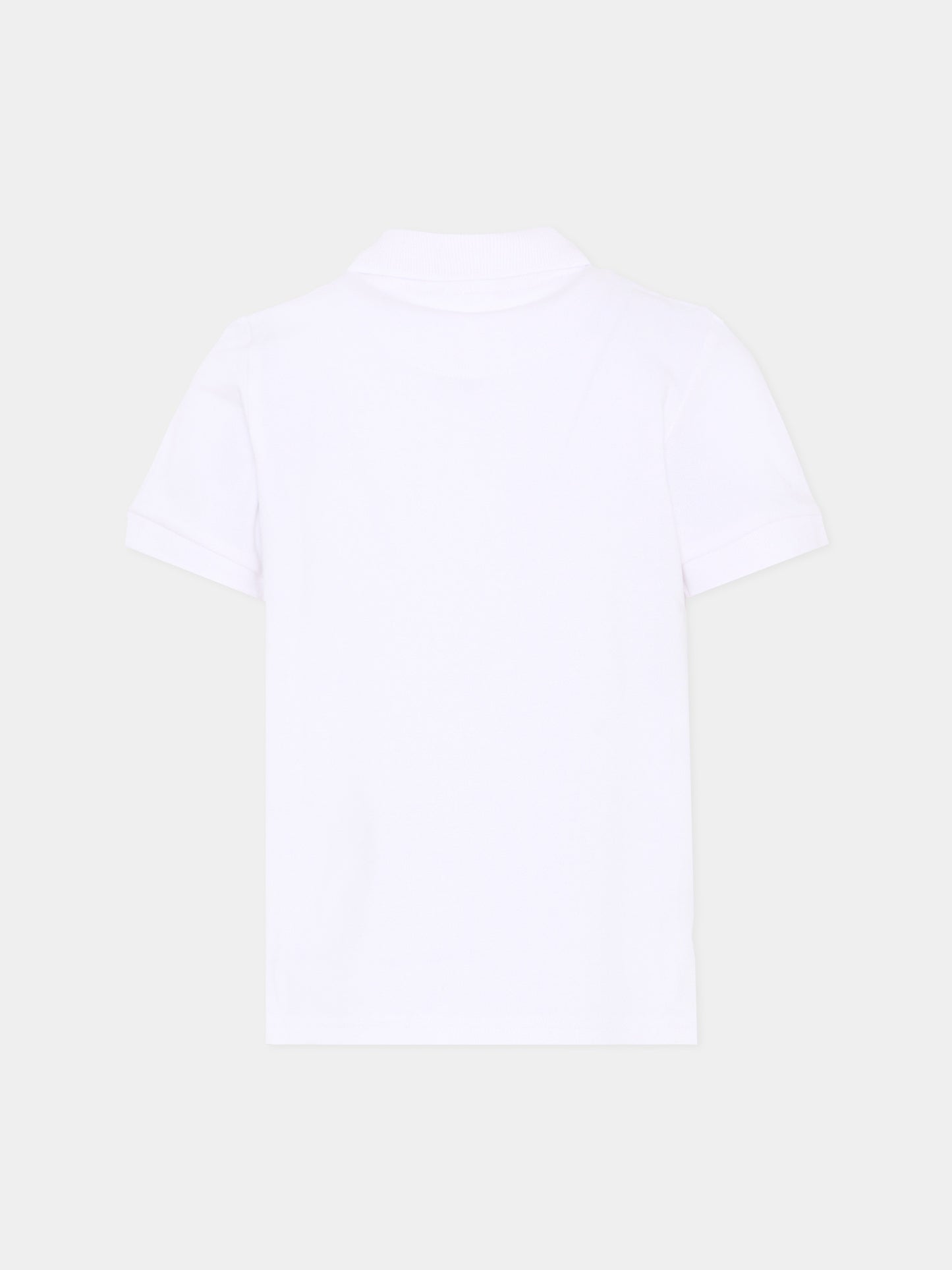 Polo bianca HUGO per bambino con logo,Hugo,G01186 10P