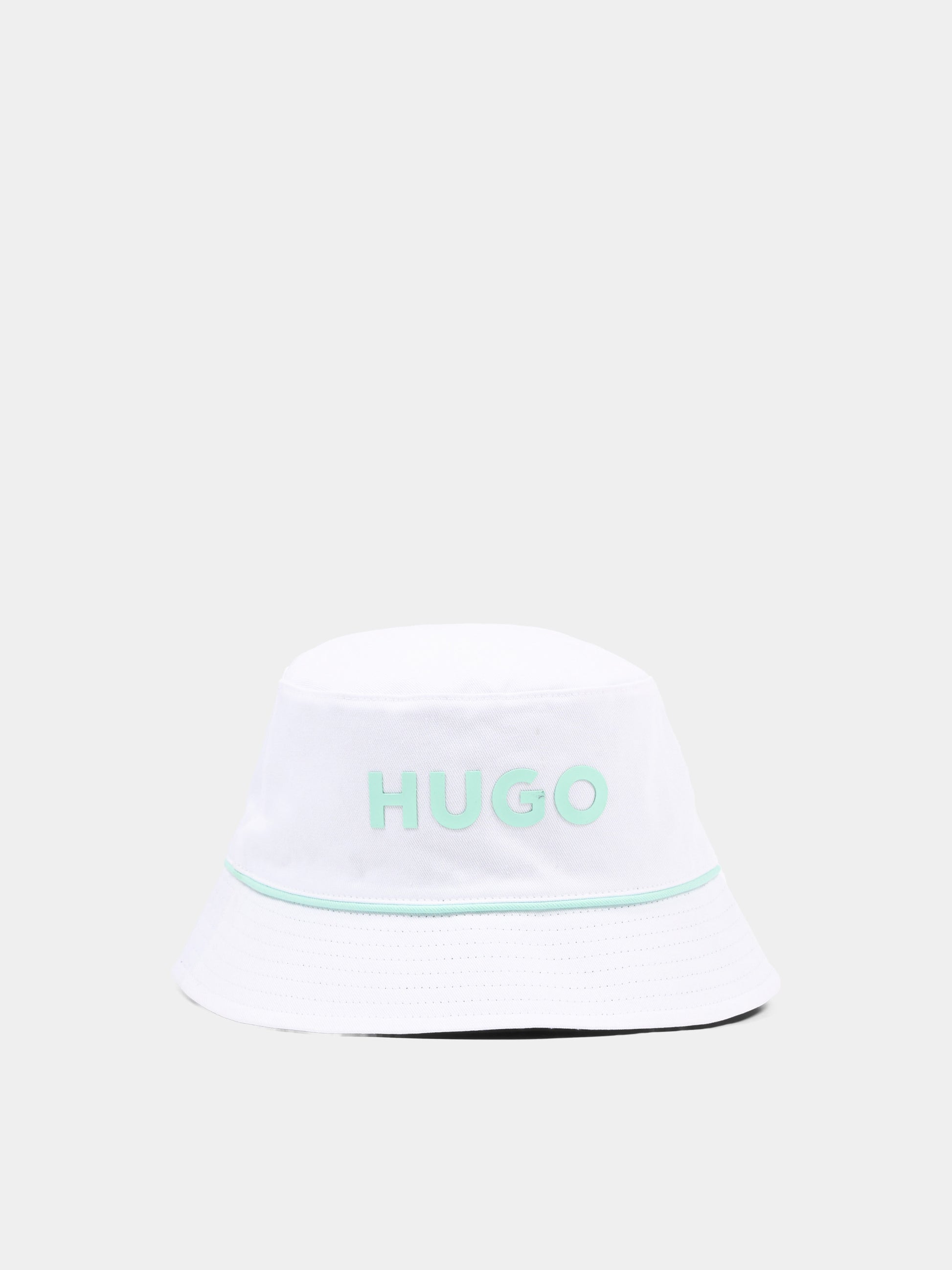 Cloche nera per bambini con logo,Hugo,G01165 09B
