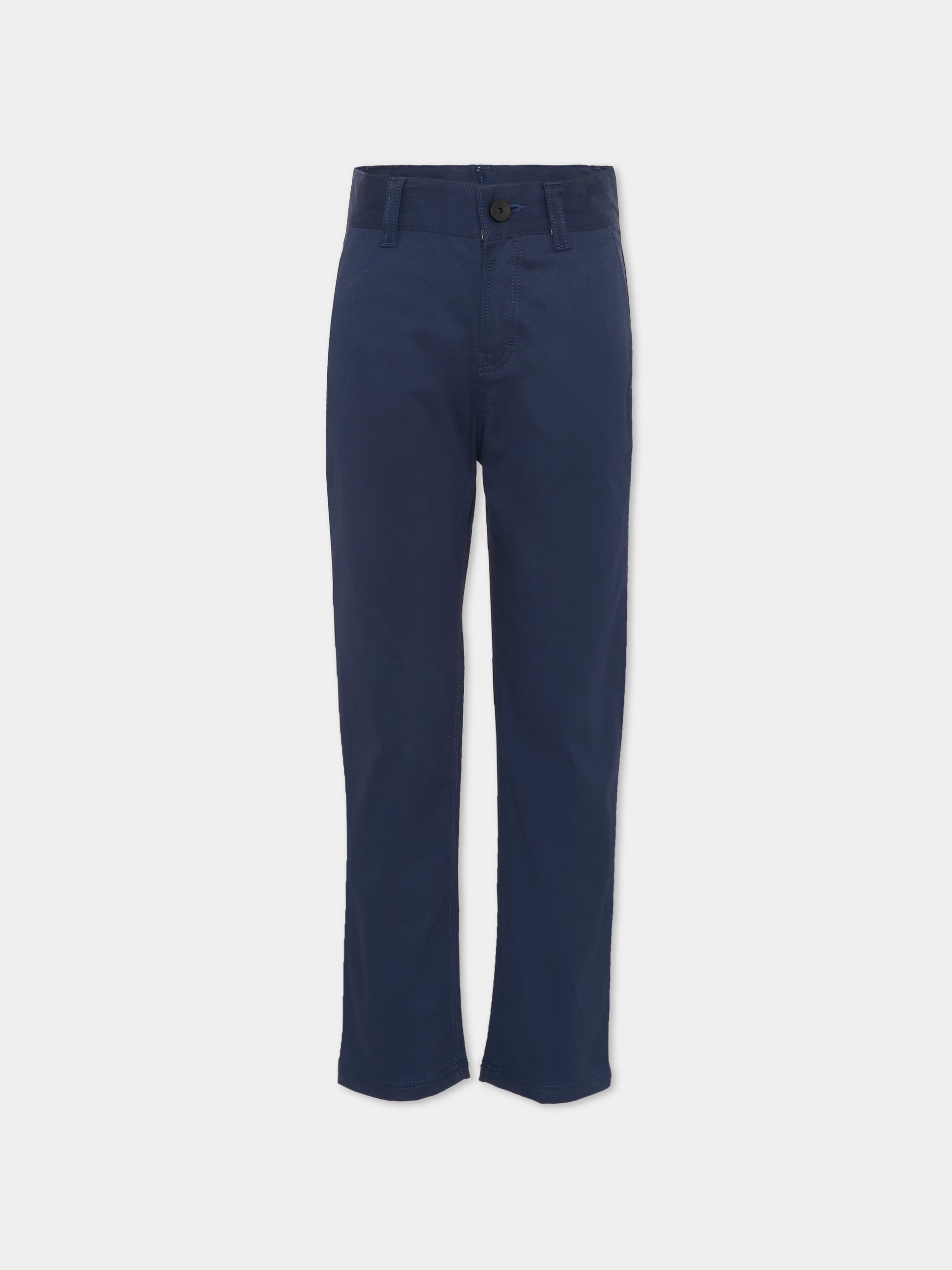 Pantaloni blu per bambino con applicazione,Boss,J52685 849