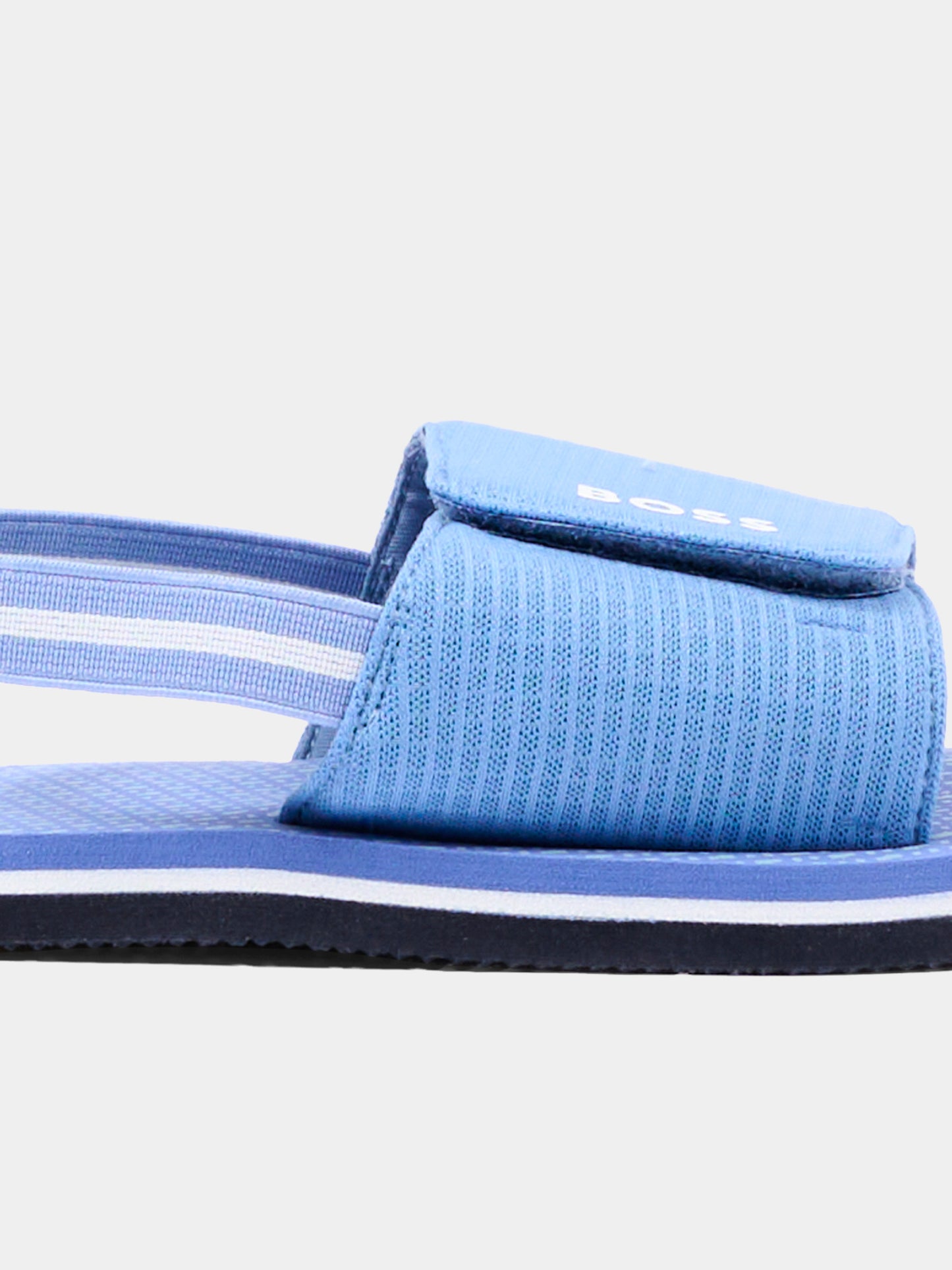 Sandali celesti per bambino con logo,Boss,J52820 881