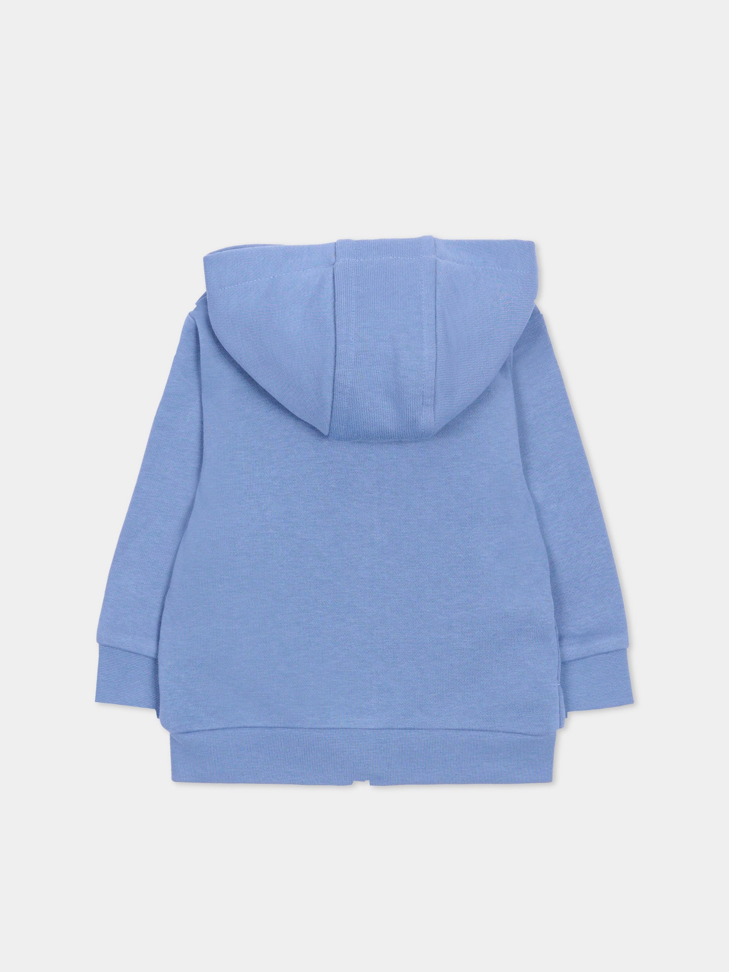 Felpa blu per neonato con patch,Boss,J52866 881