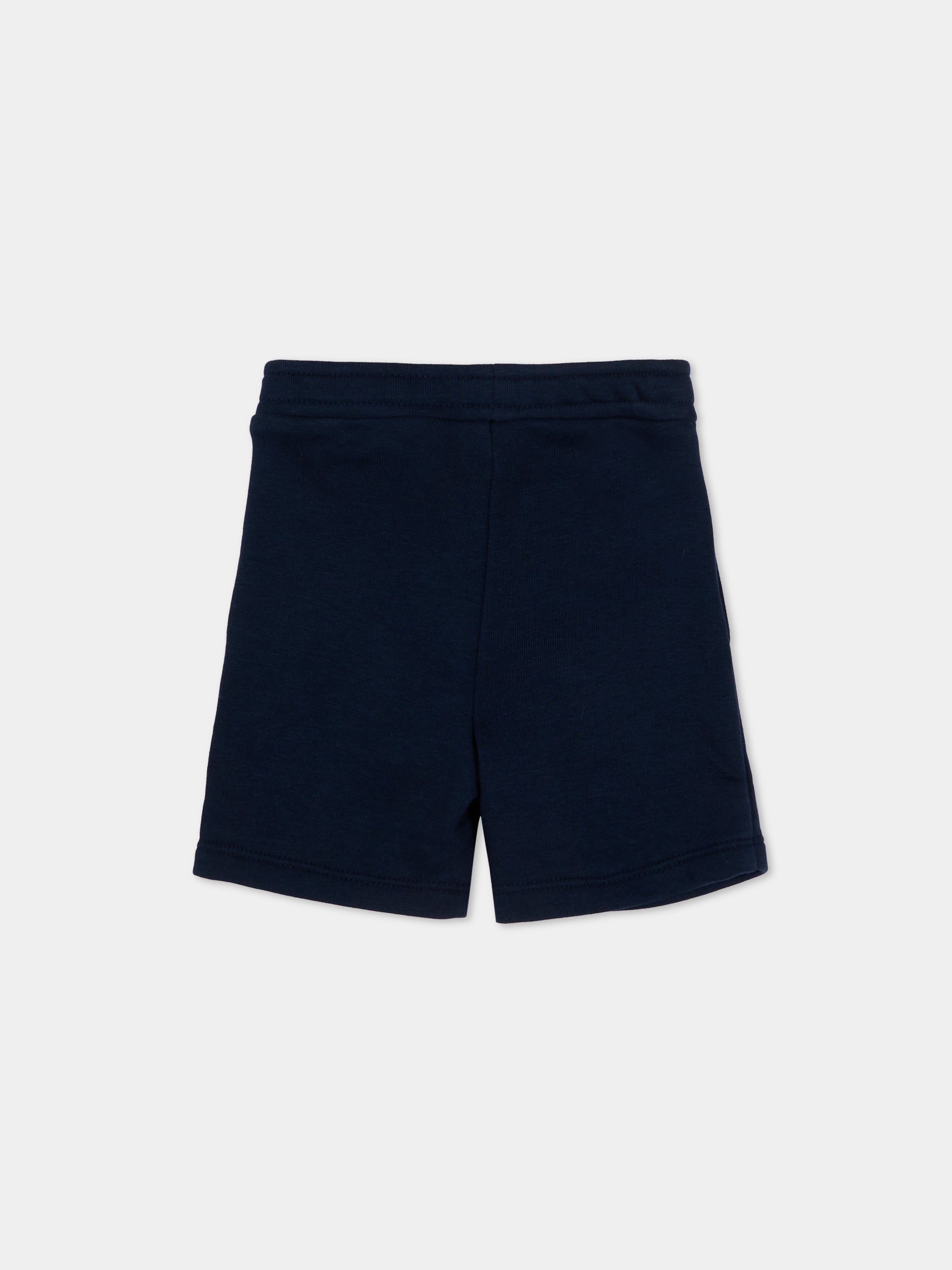 Shorts sportivi blu per neonato con logo,Boss,J52874 849