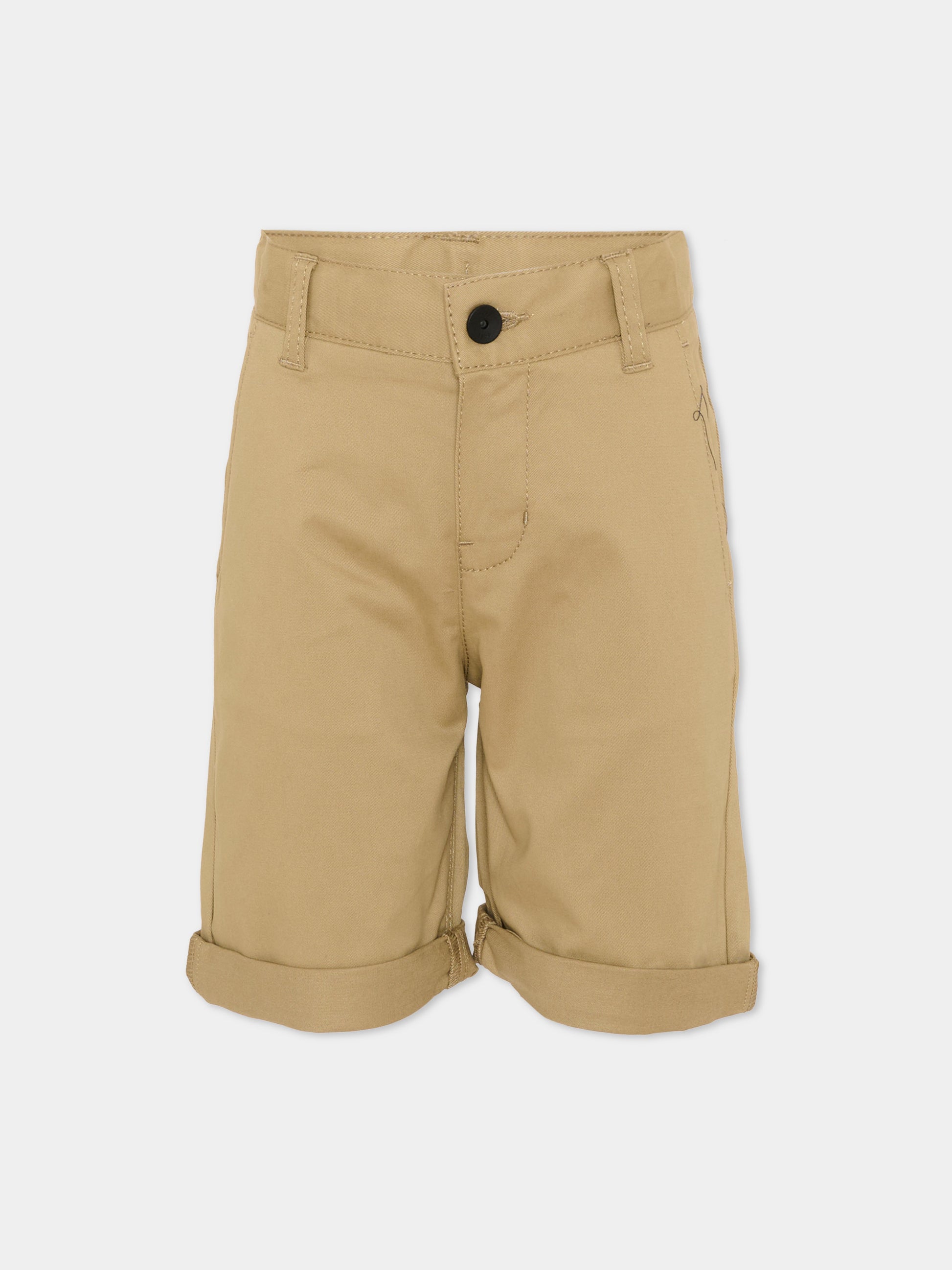 Shorts beige per bambino,Boss,J52921 295