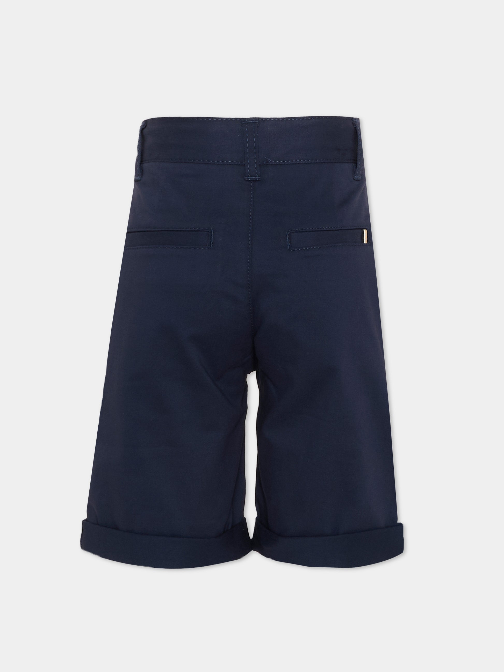 Shorts blu per bambino,Boss,J52921 849