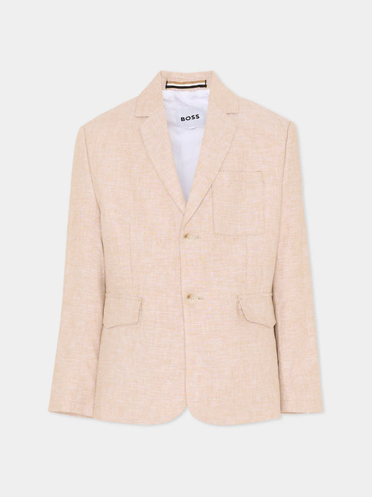 Giacca beige per bambino,Boss,J52992 249
