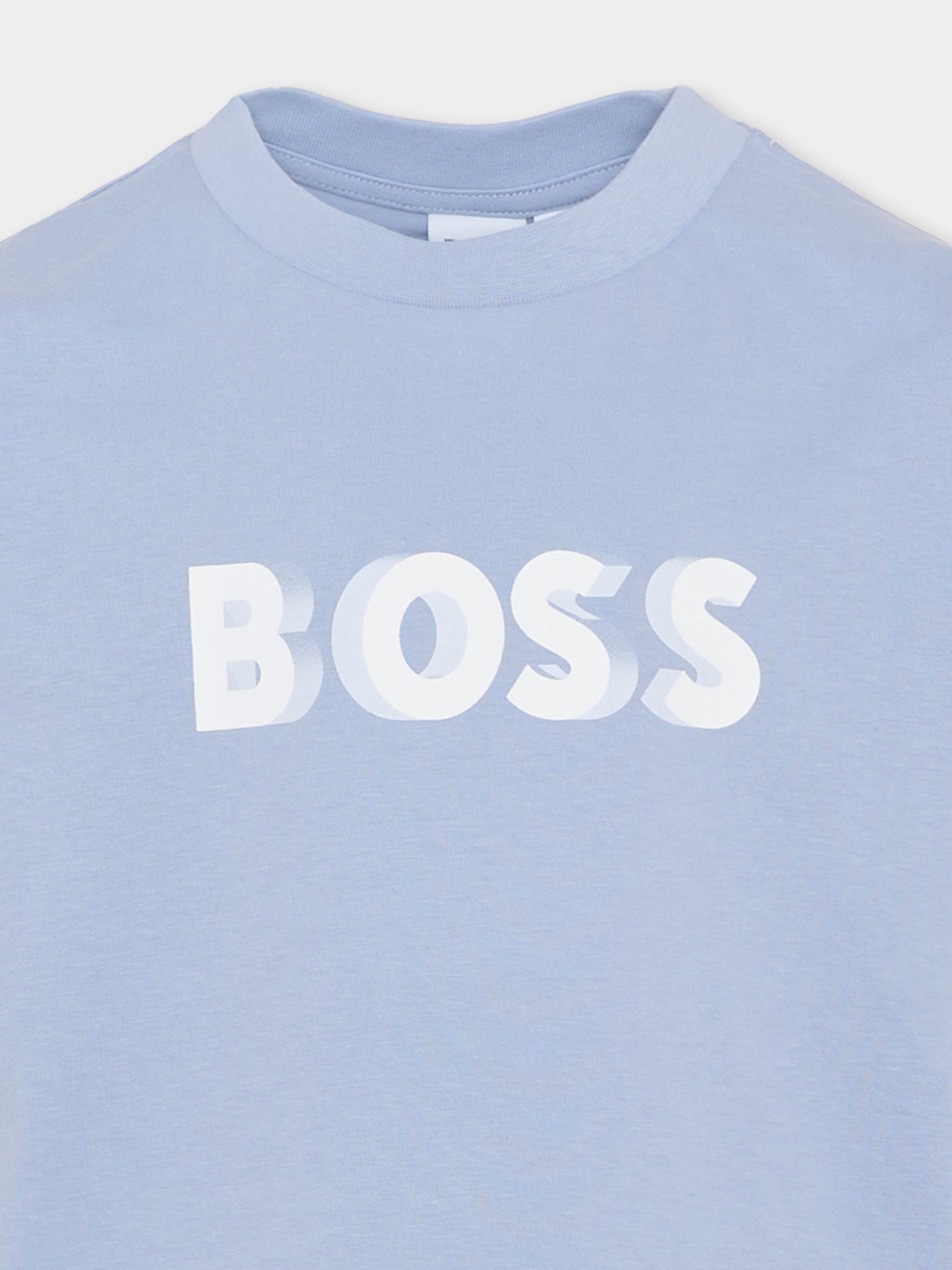 Completo blu per bambino con logo bianco,Boss,J53002 849