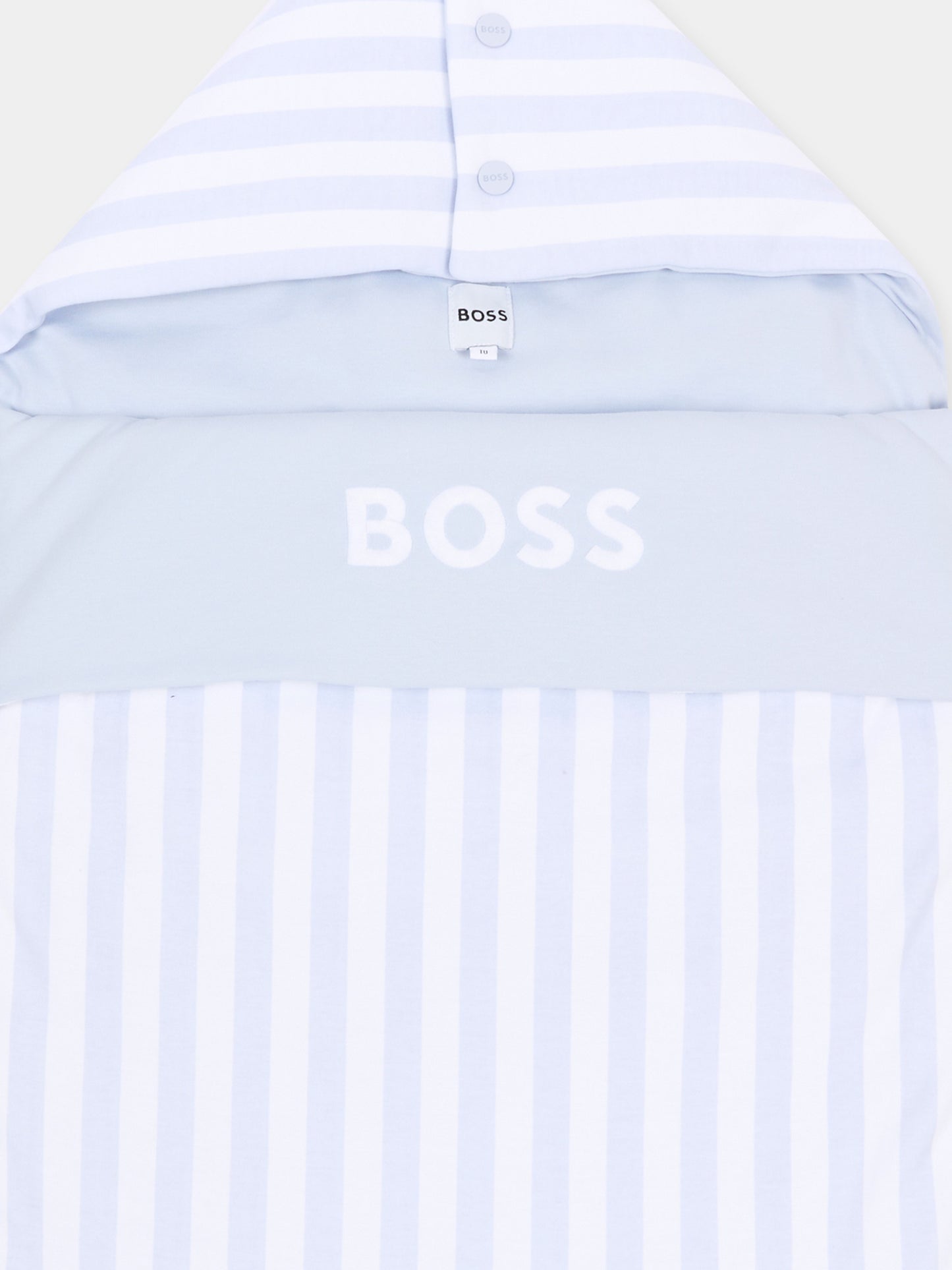 Sacco nanna celeste a righe per neonato,Boss,J53099 771