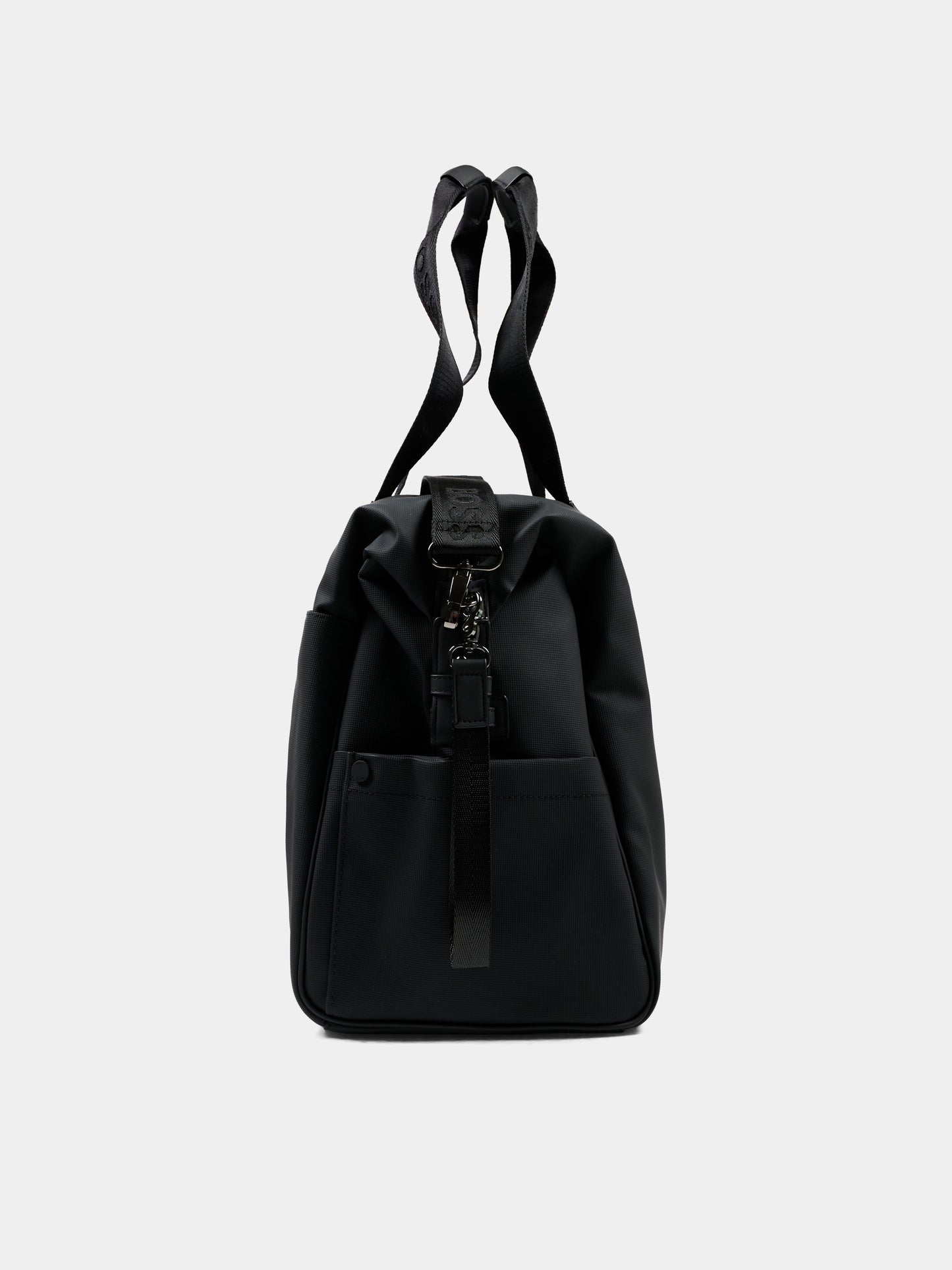 Borsa mamma nera per neonato con logo,Boss,J53110 09B