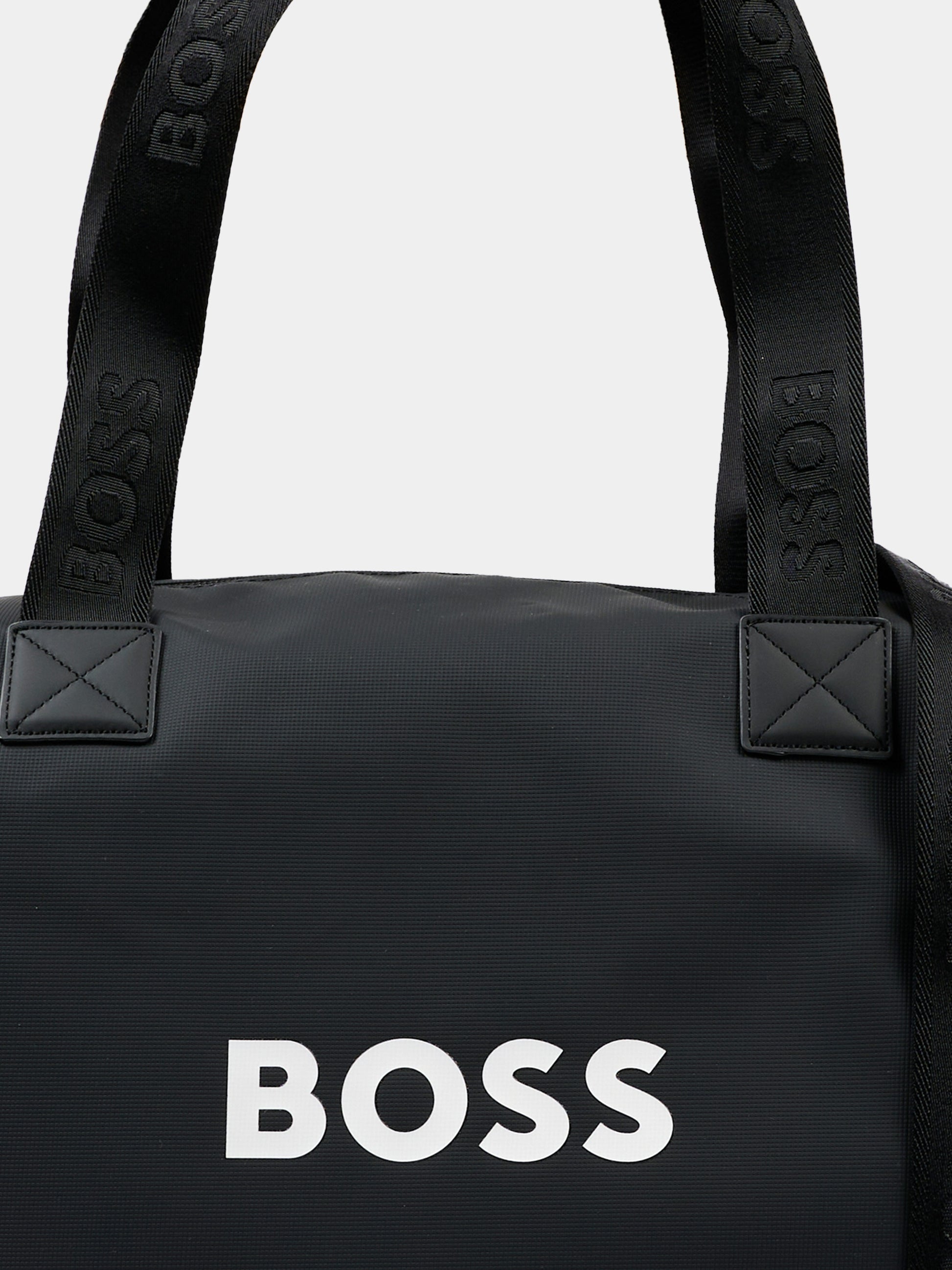 Borsa mamma nera per neonato con logo,Boss,J53110 09B