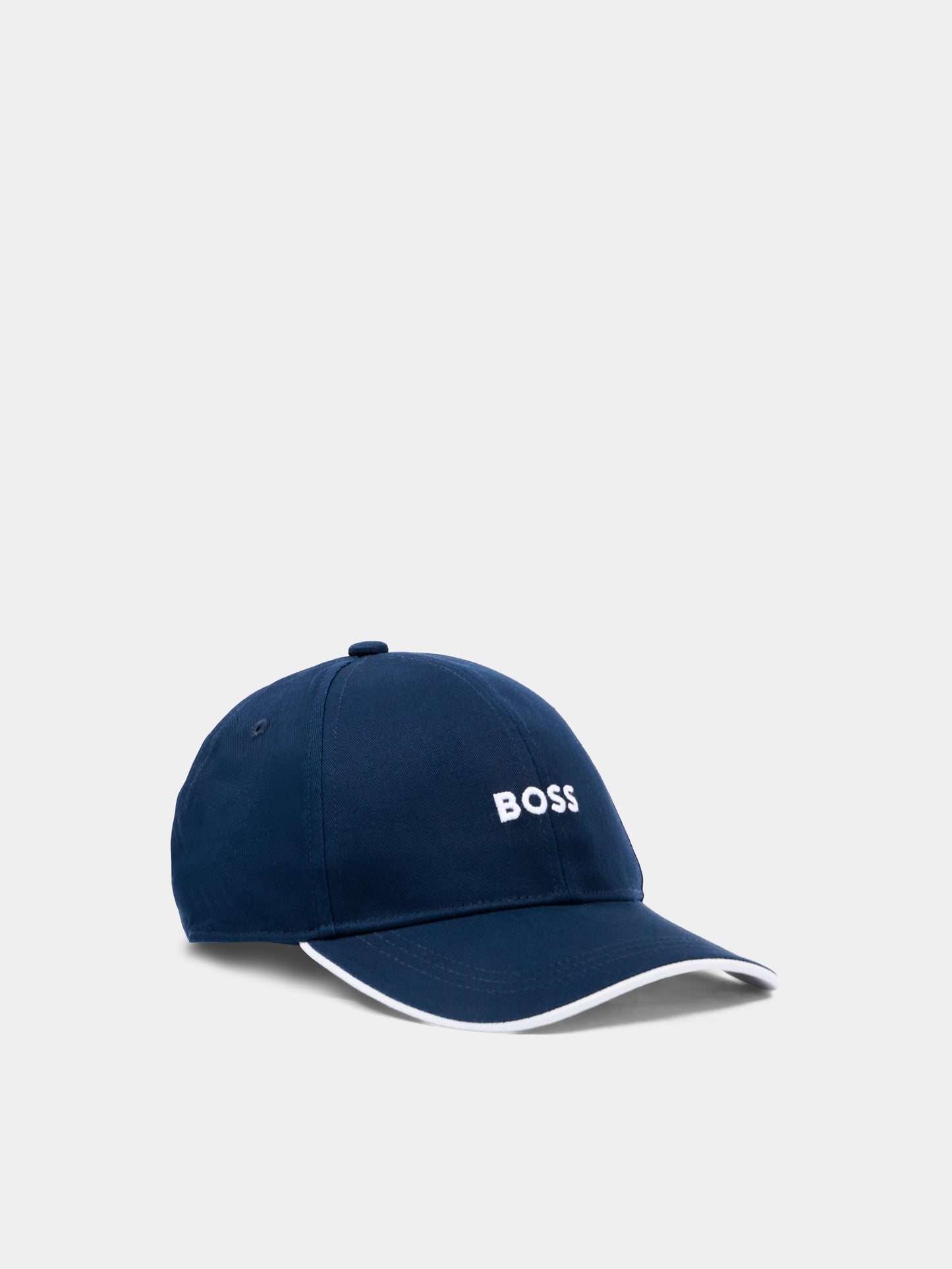Cappello con visiera blu per bambino con logo,Boss,J53115 849
