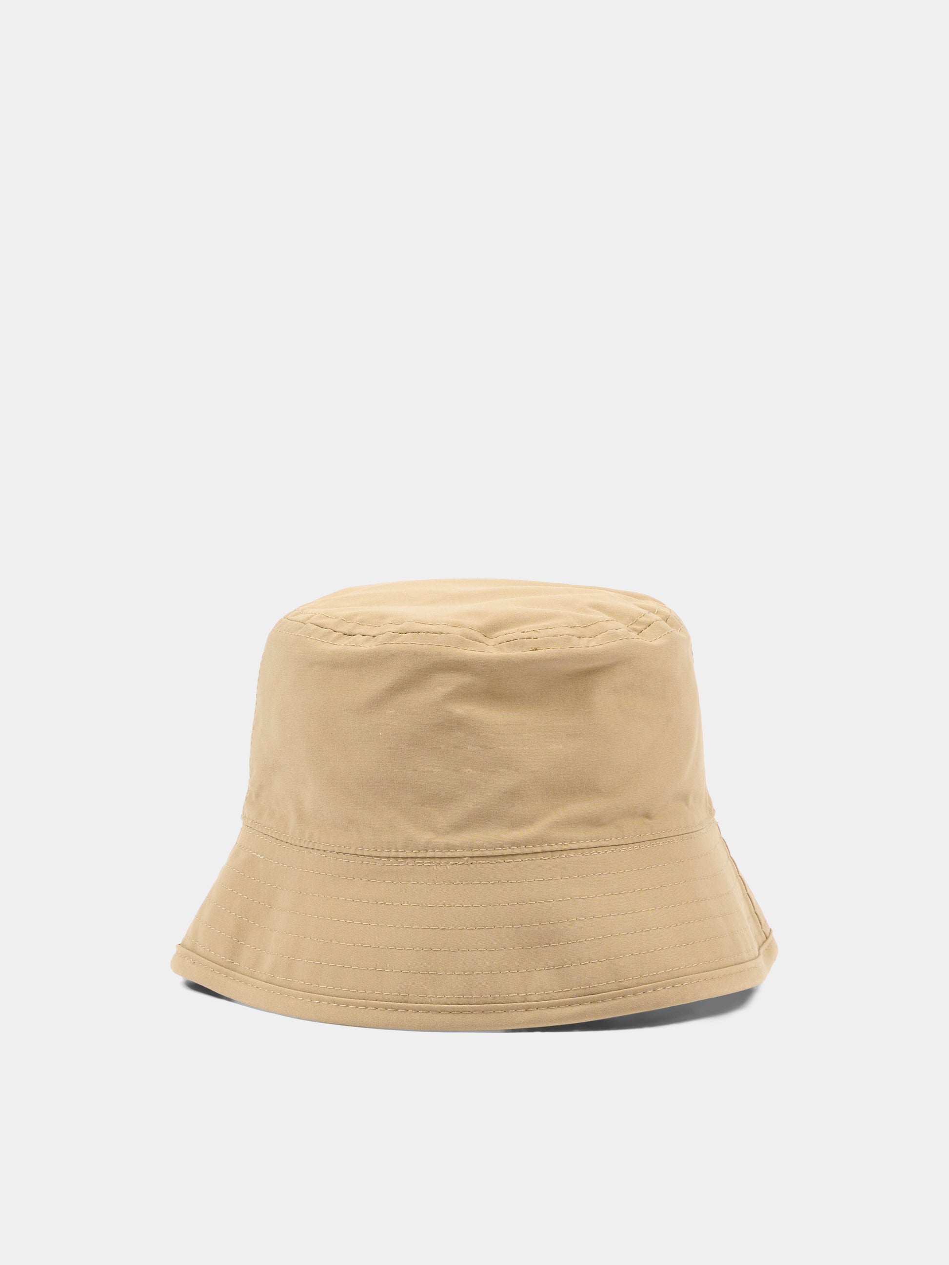 Cloche beige per neonato reversibile con logo,Boss,J53140 295