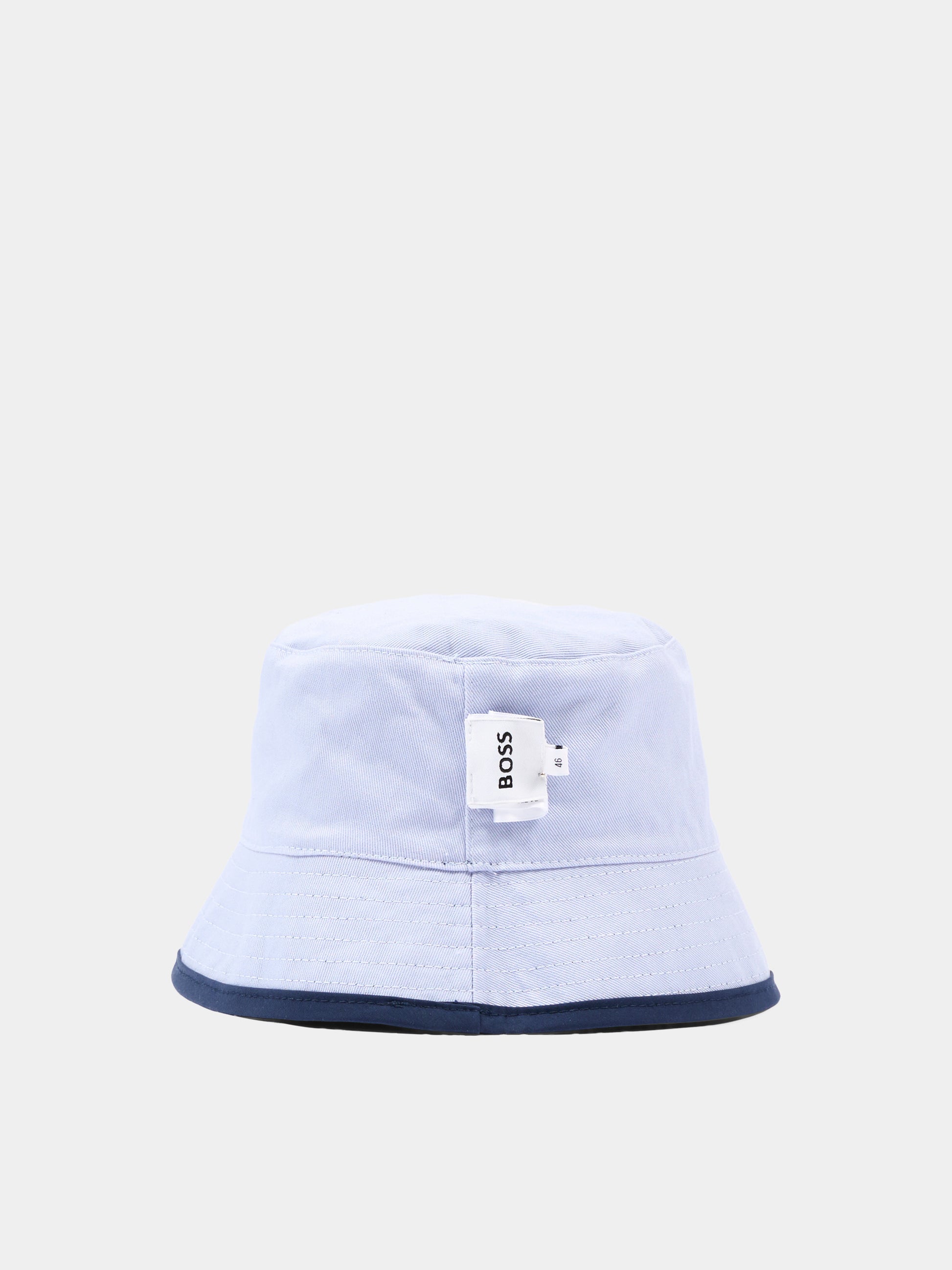 Cloche blu per neonato con logo,Boss,J53140 849