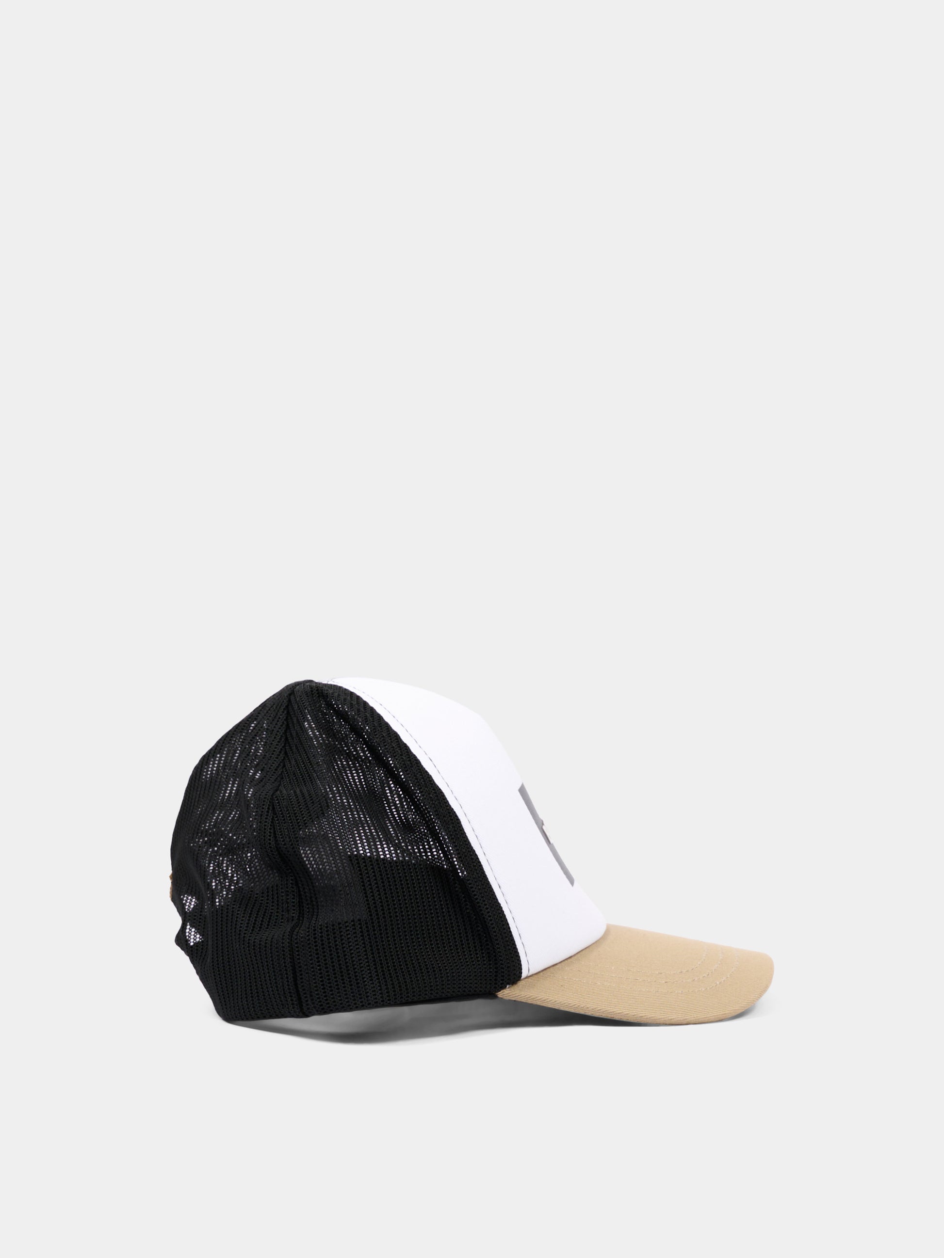 Cappello beige per neonato con logo,Boss,J53144 295