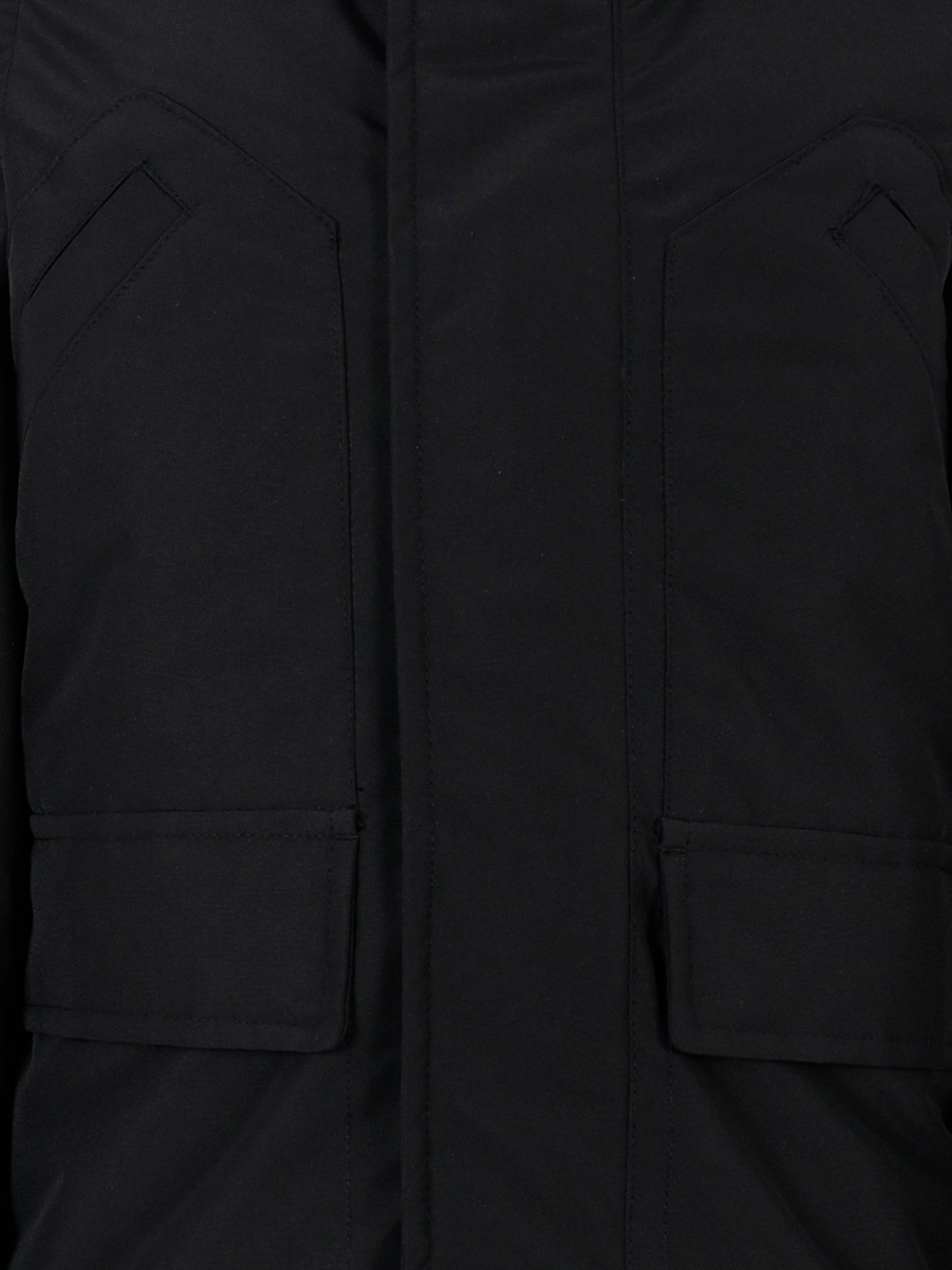 Parka nero per bambino con logo,Boss,J51231 09B