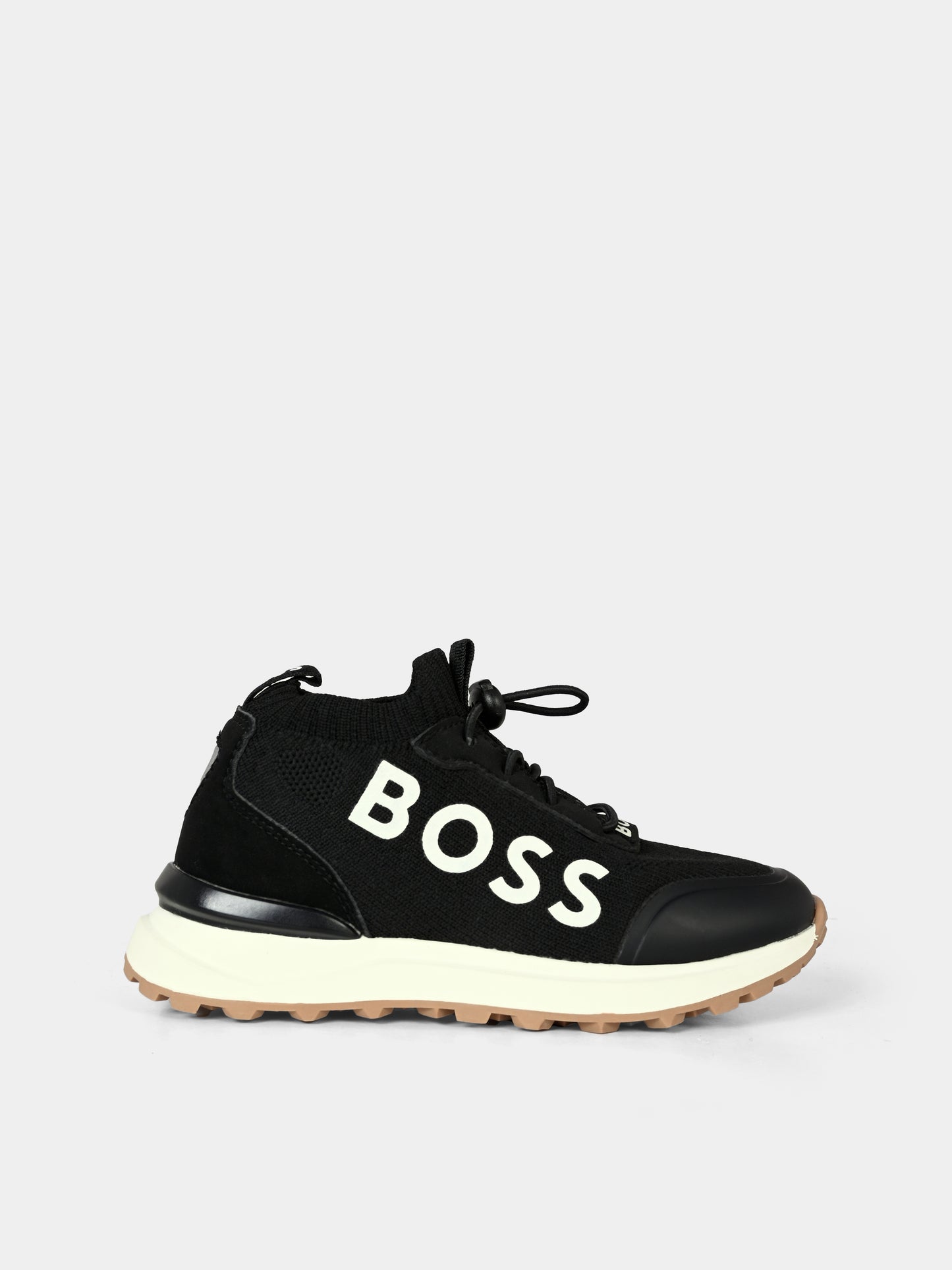 Sneakers nere per bambino con logo,Boss,J51327 09B