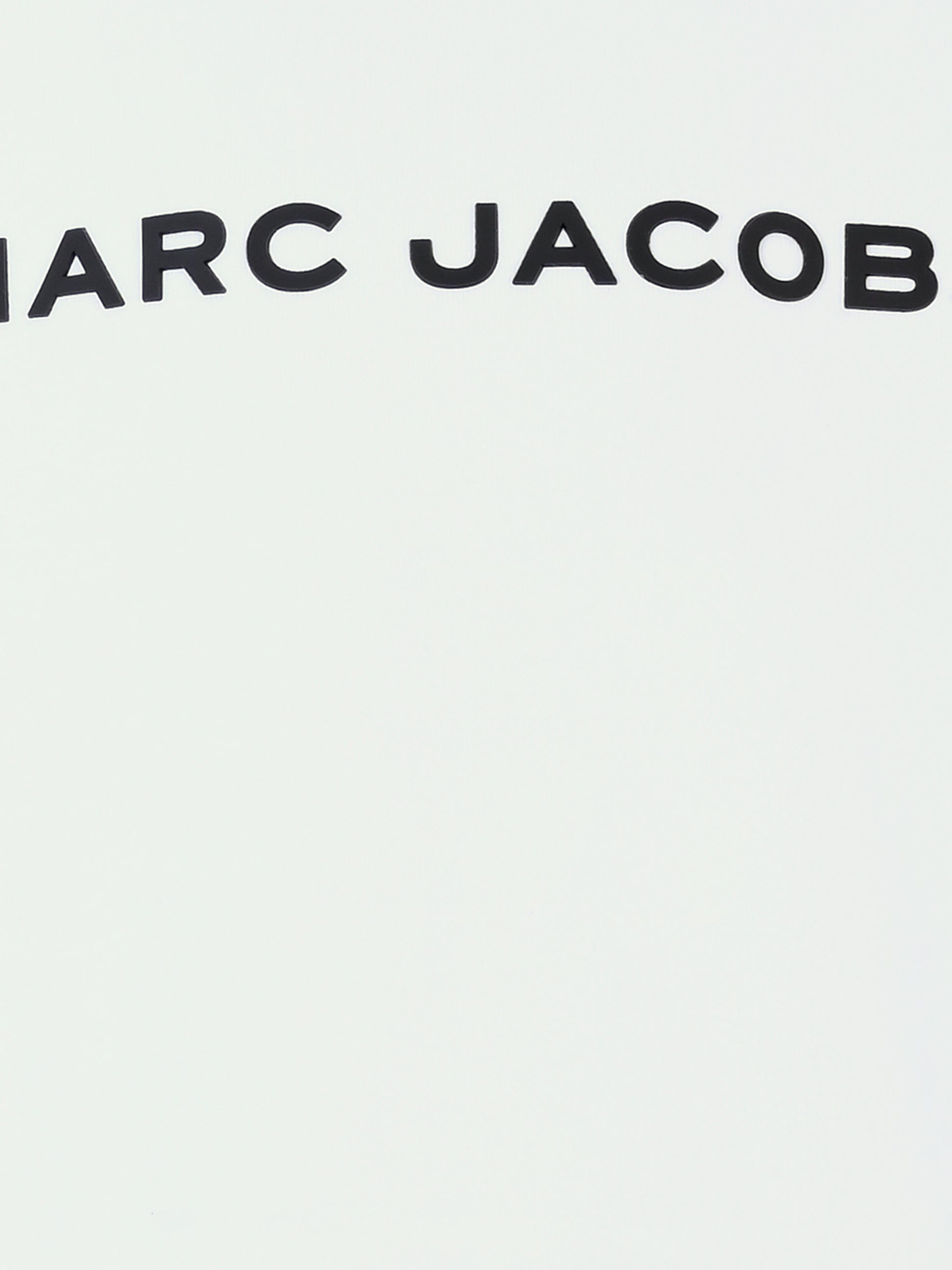 Felpa bianca per bambini con logo,Marc Jacobs,W60319 10P