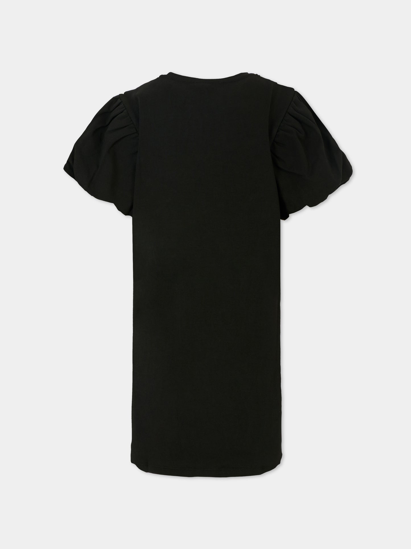 Vestito nero per bambina con stampa borsa,Marc Jacobs,W60385 09B