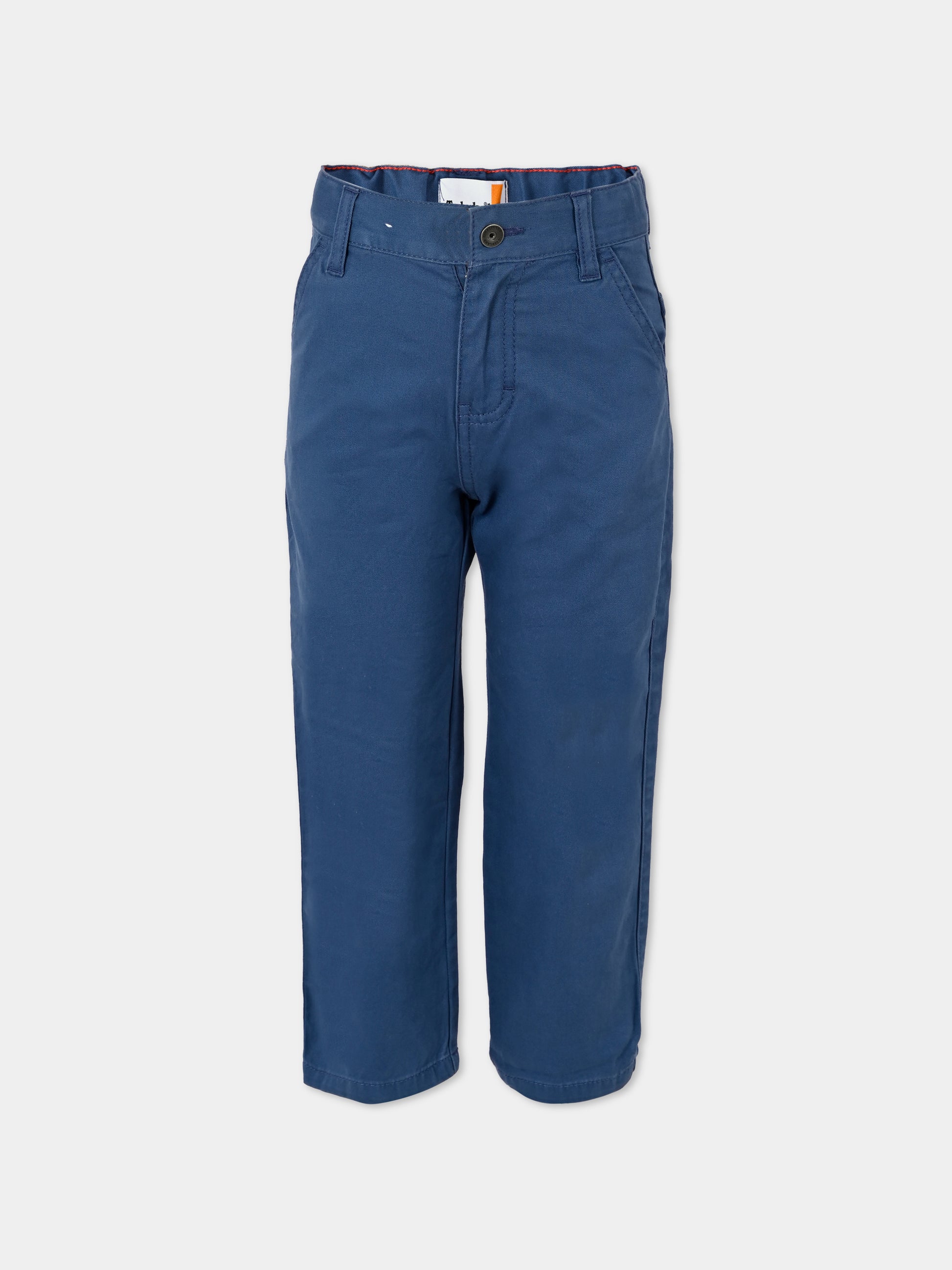 Pantaloni blu per bambino con patch,Timberland,T60274 827