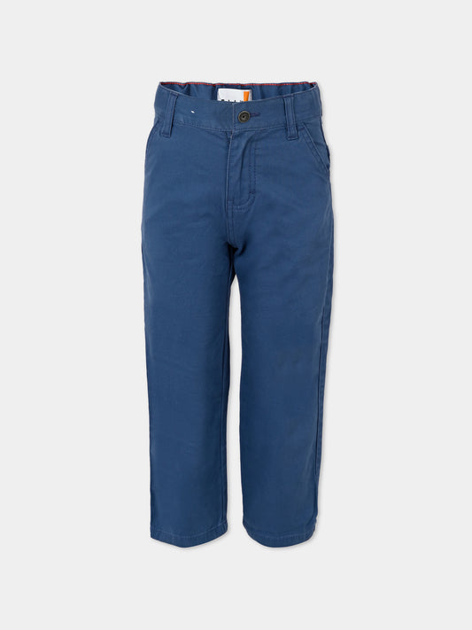 Pantaloni blu per bambino con patch,Timberland,T60274 827