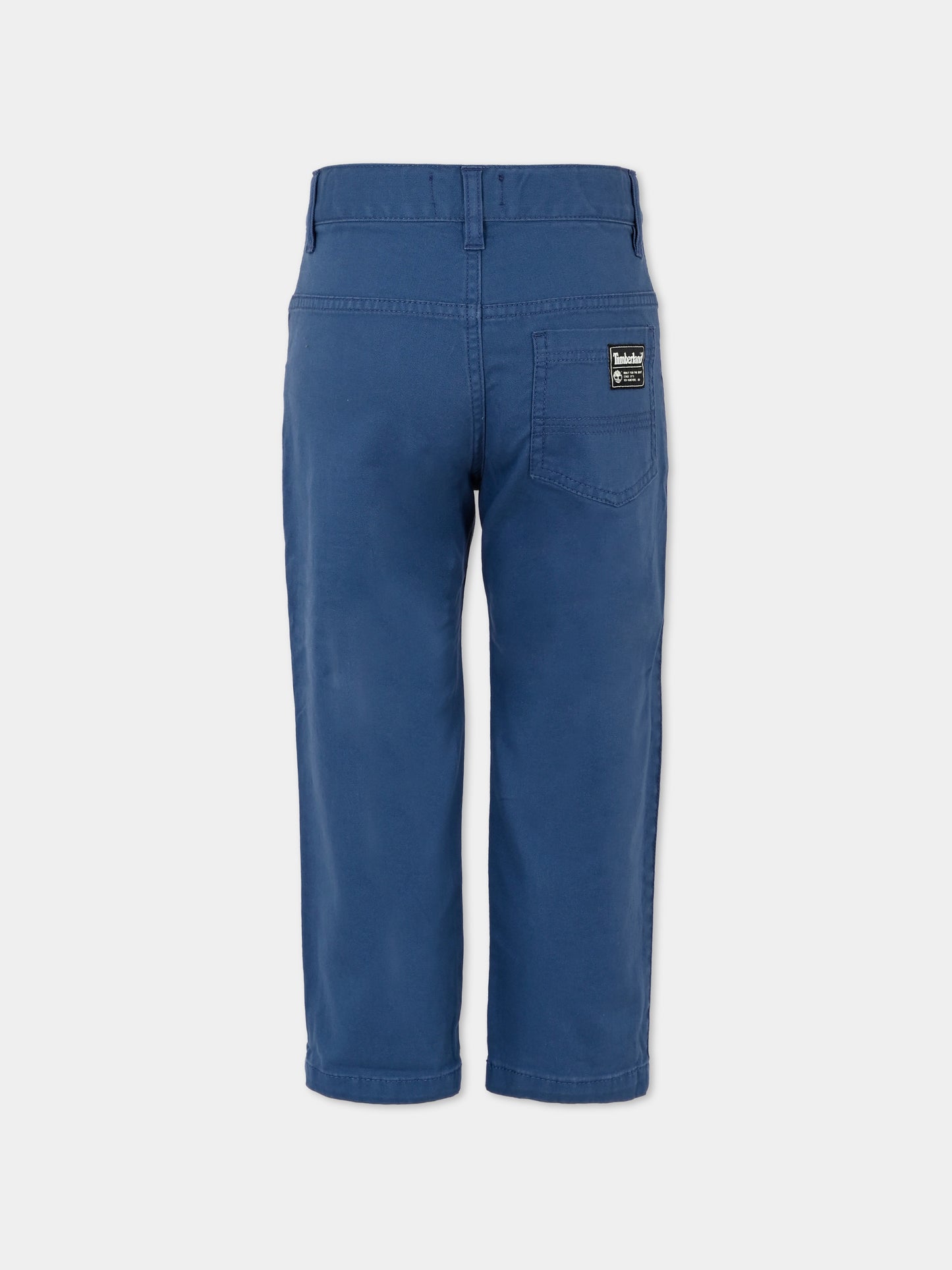 Pantaloni blu per bambino con patch,Timberland,T60274 827