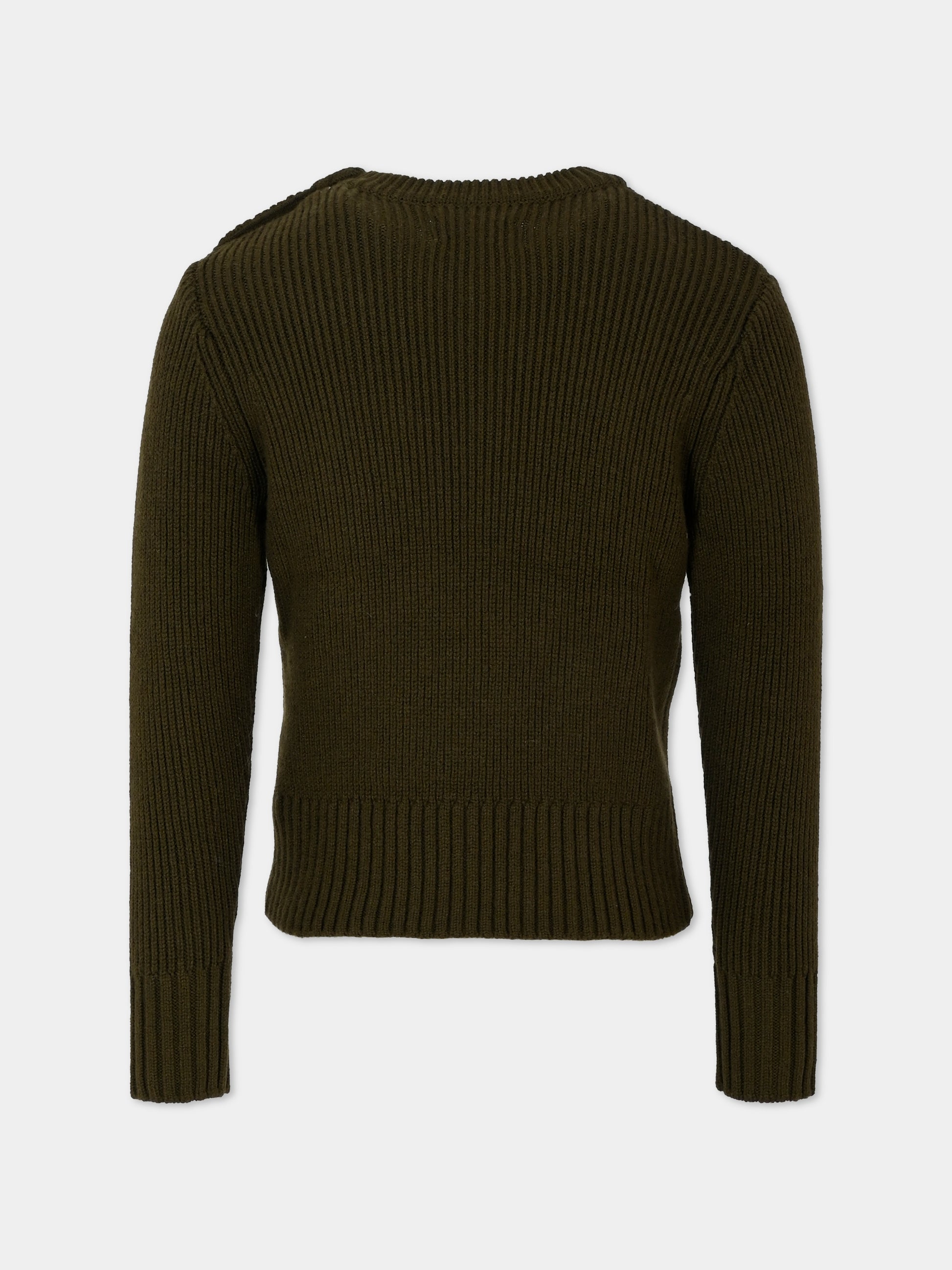 Maglione verde per bambina con stelle,Zadig & Voltaire Kids,X60216 637