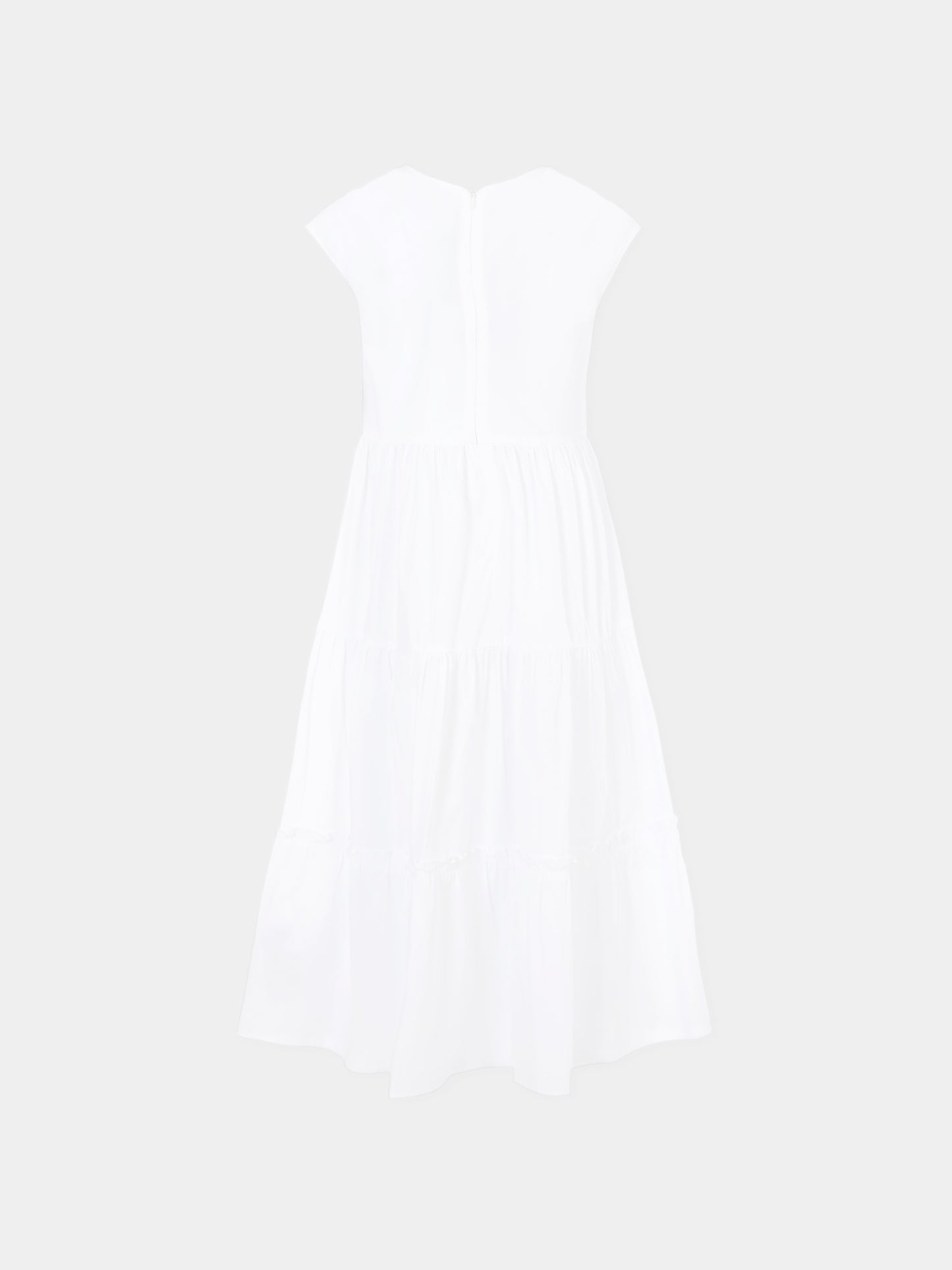 Vestito bianco per bambina con patch Teddy Bear,Moschino Kids,HAV0EF LLA12 10101