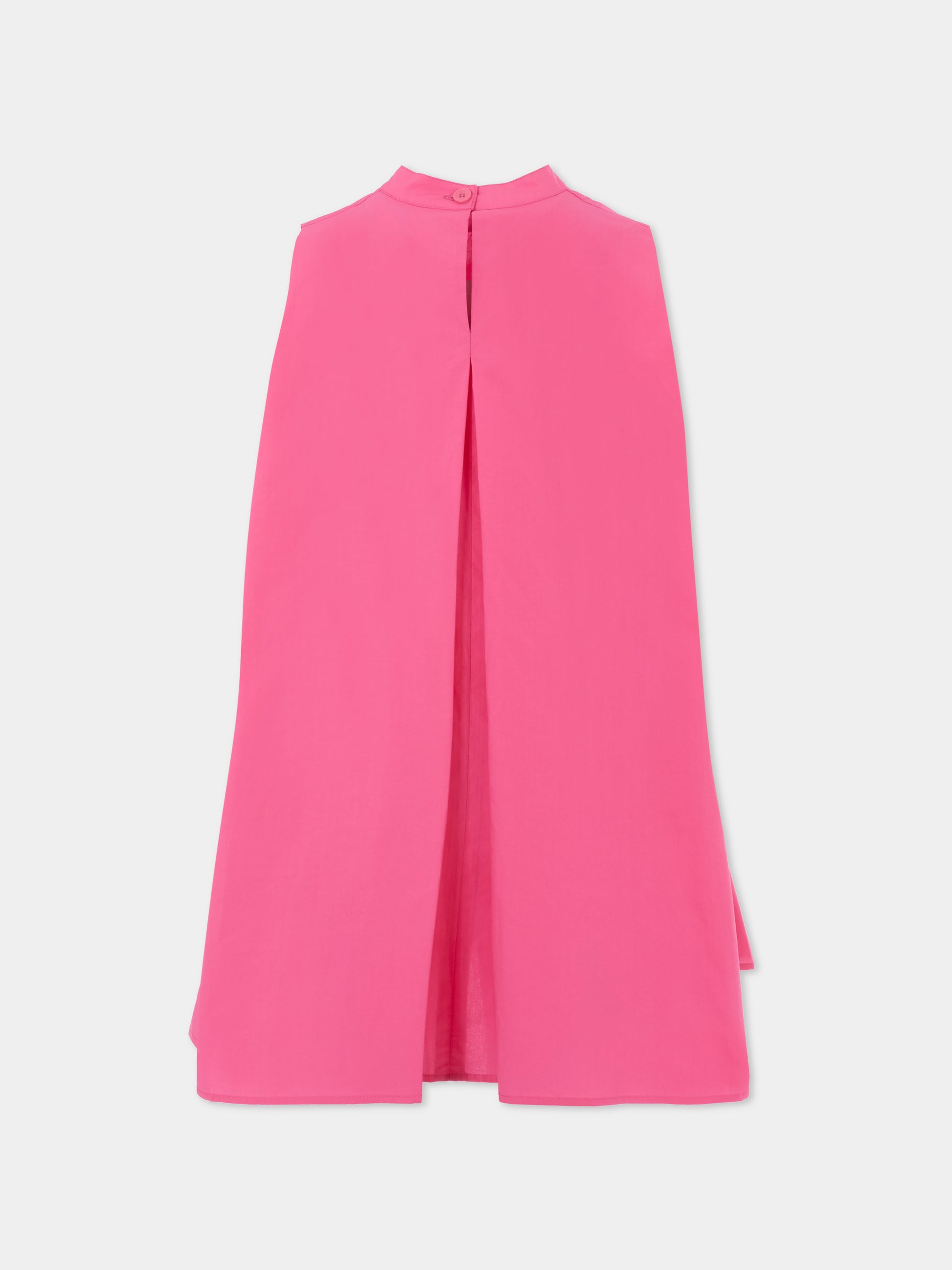 Vestito fucsia per bambina con Teddy Bear,Moschino Kids,HDV0G1 LLA12 50533