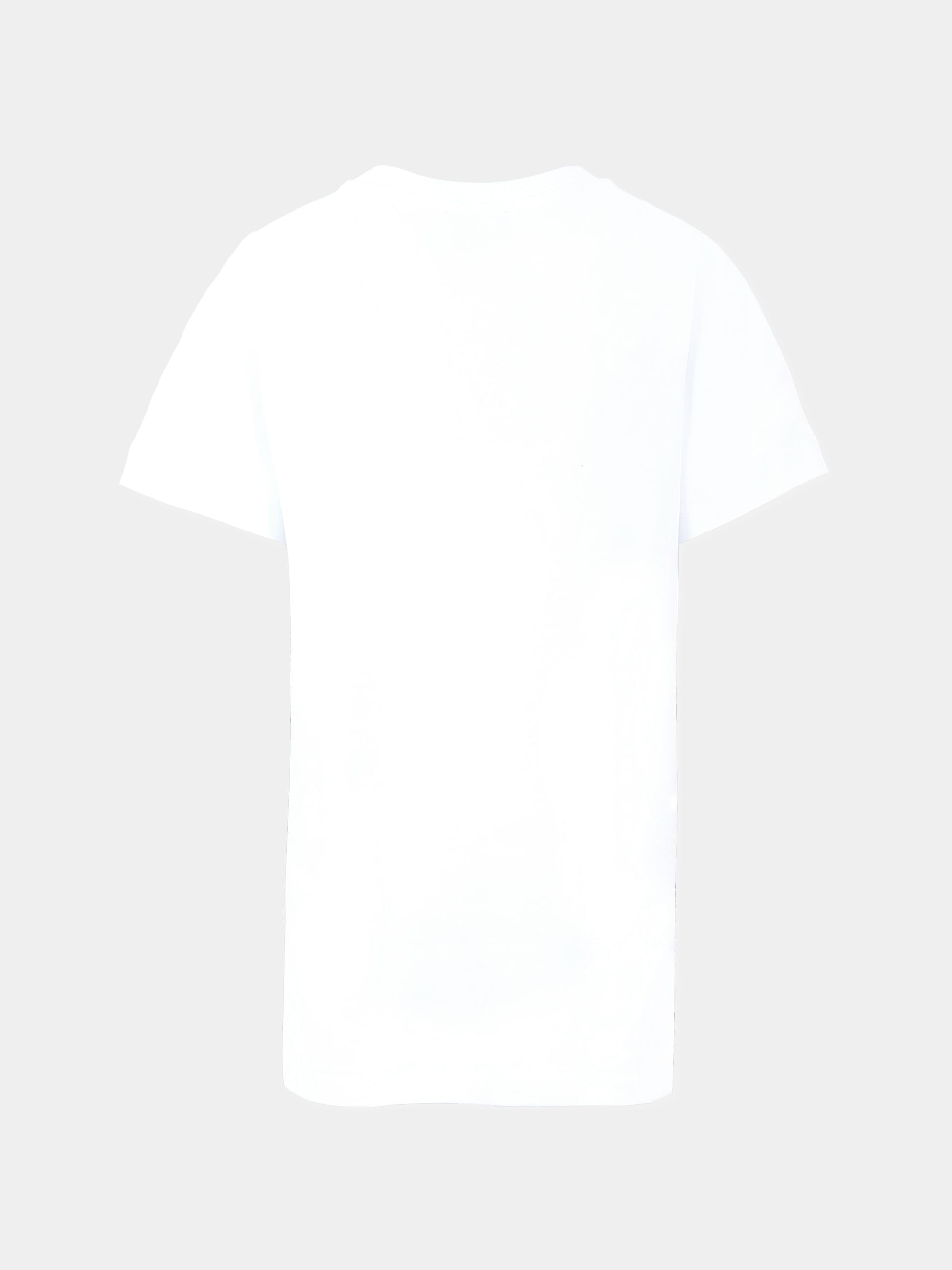 Vestito bianco per bambina con logo,Moschino Kids,HDV0GN LBA10 10101