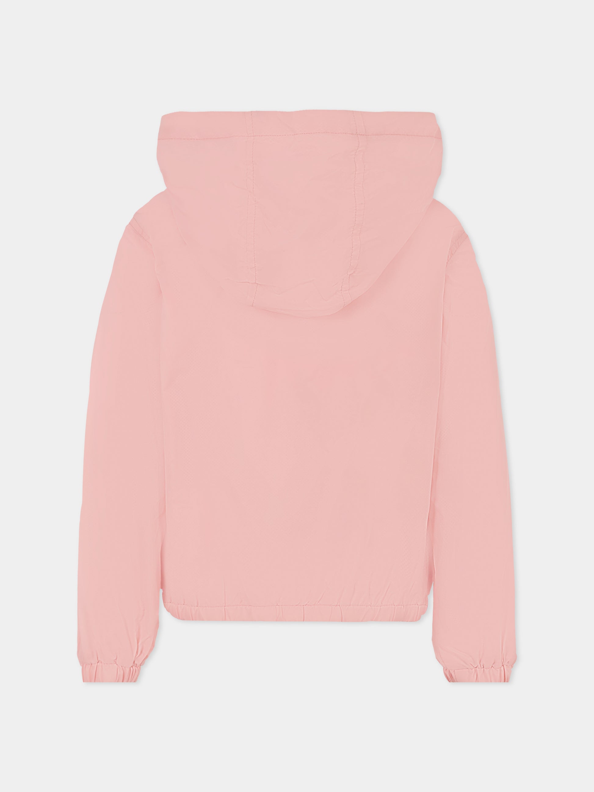 Giacca a vento rosa per bambina con Teddy Bear,Moschino Kids,HMS04G L3A69 50209