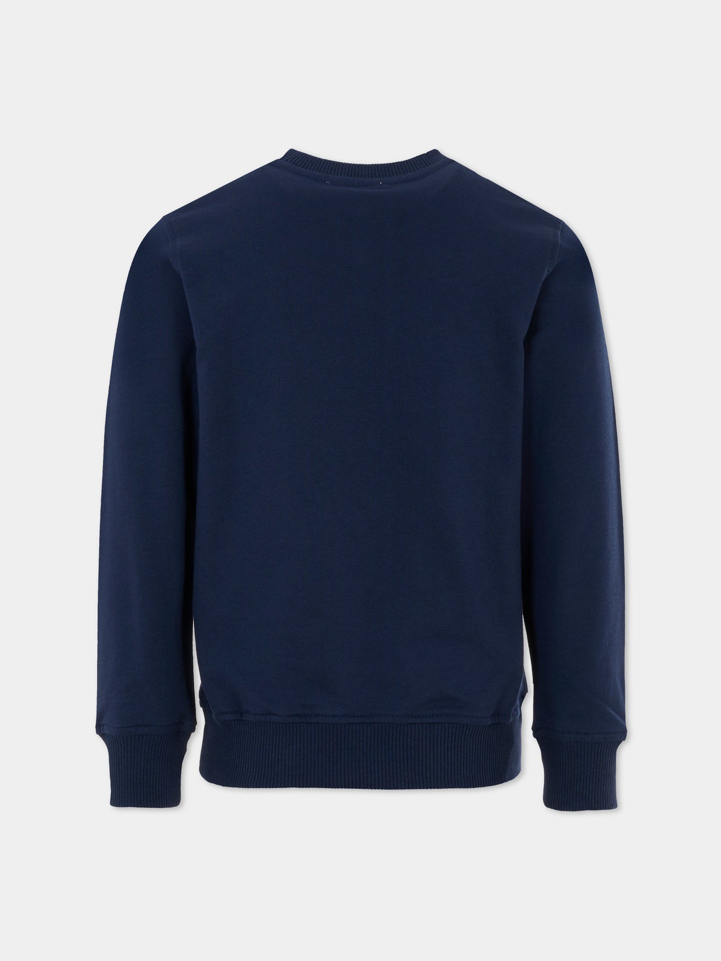 Felpa blu per bambino con Teddy Bear,Moschino Kids,HUF08V LCA19 40016