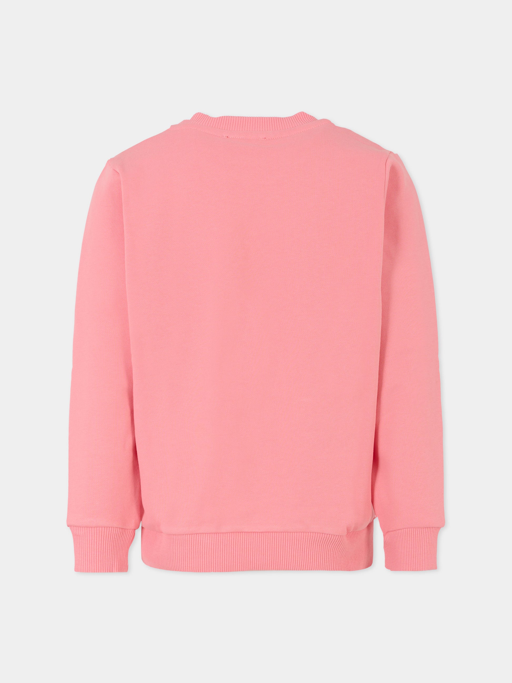 Felpa rosa per bambina con cuore,Diesel,J02230 0JFAV K310