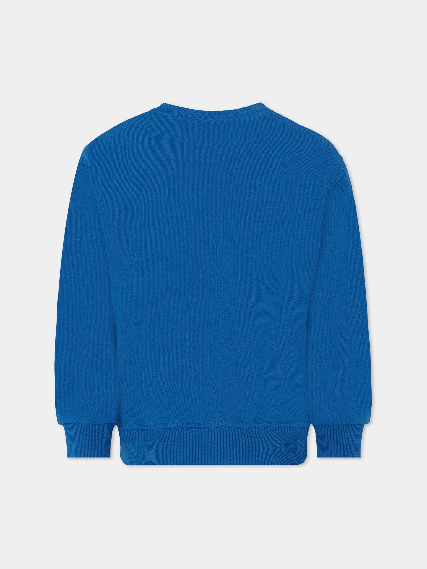 Felpa blu per bambino con logo,Diesel,J02213 KYAQK K823