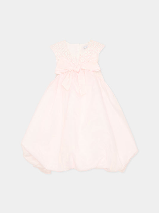 Abito rosa per bambina con fiocco,Marc Jacobs,W60856 470
