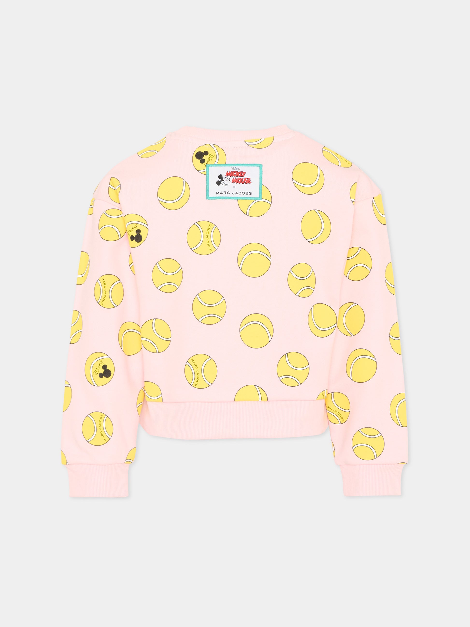 Felpa rosa per bambina con Minnie,Marc Jacobs,W60748 475