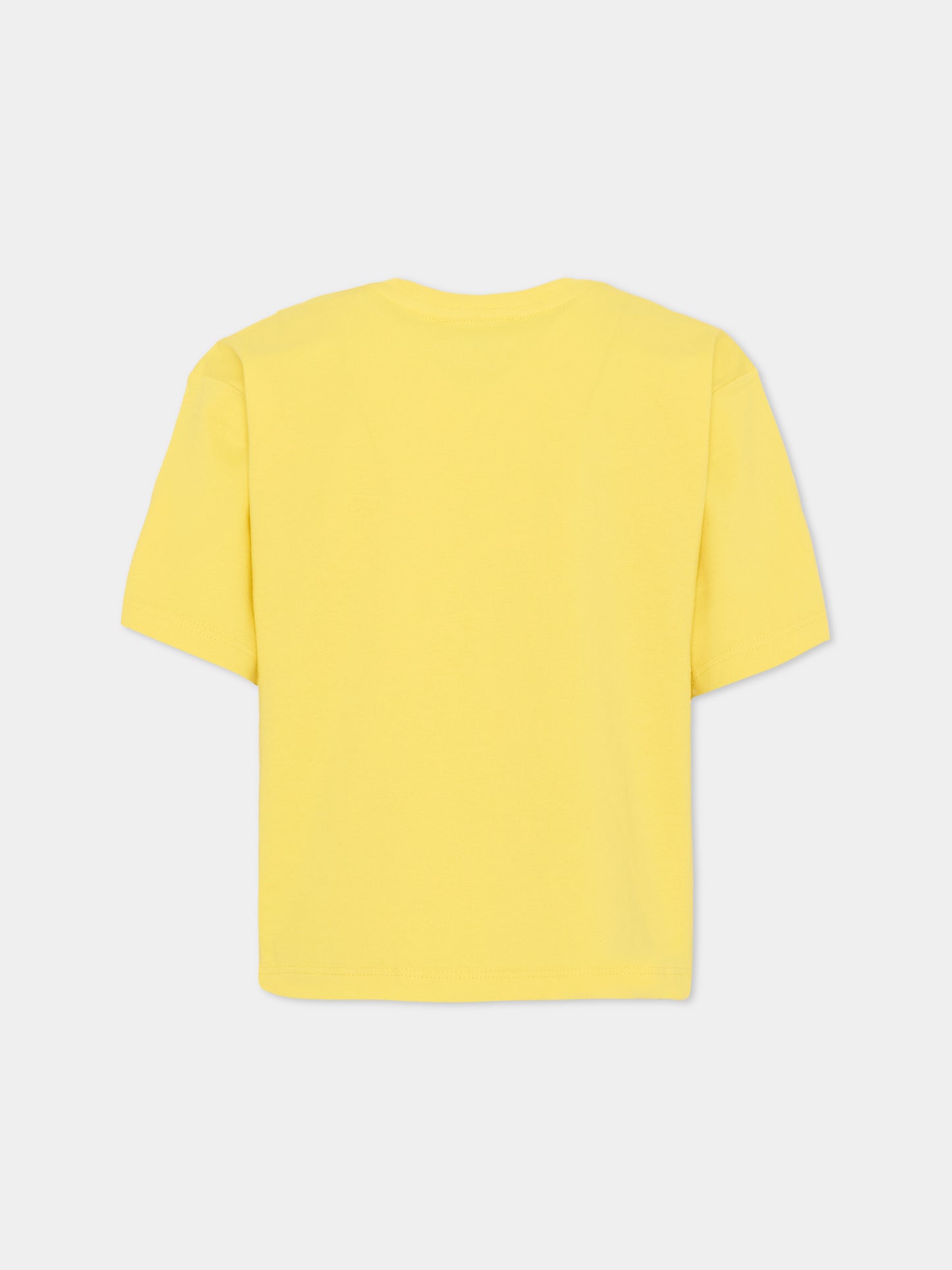 T-shirt gialla per bambini con logo,Marc Jacobs,W60766 538