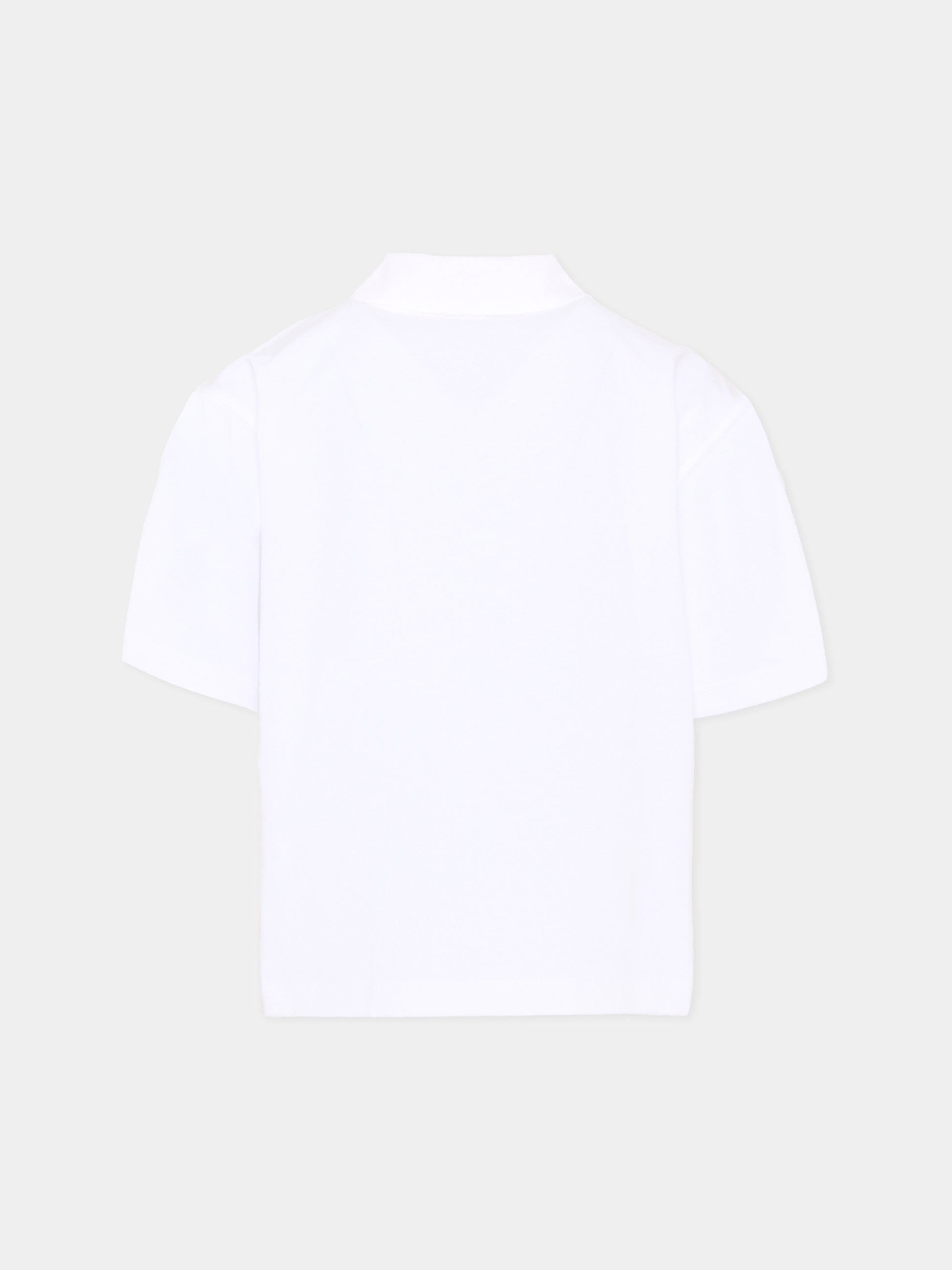 Polo bianca per bambino con stampa tasca,Marc Jacobs,W60768 10P