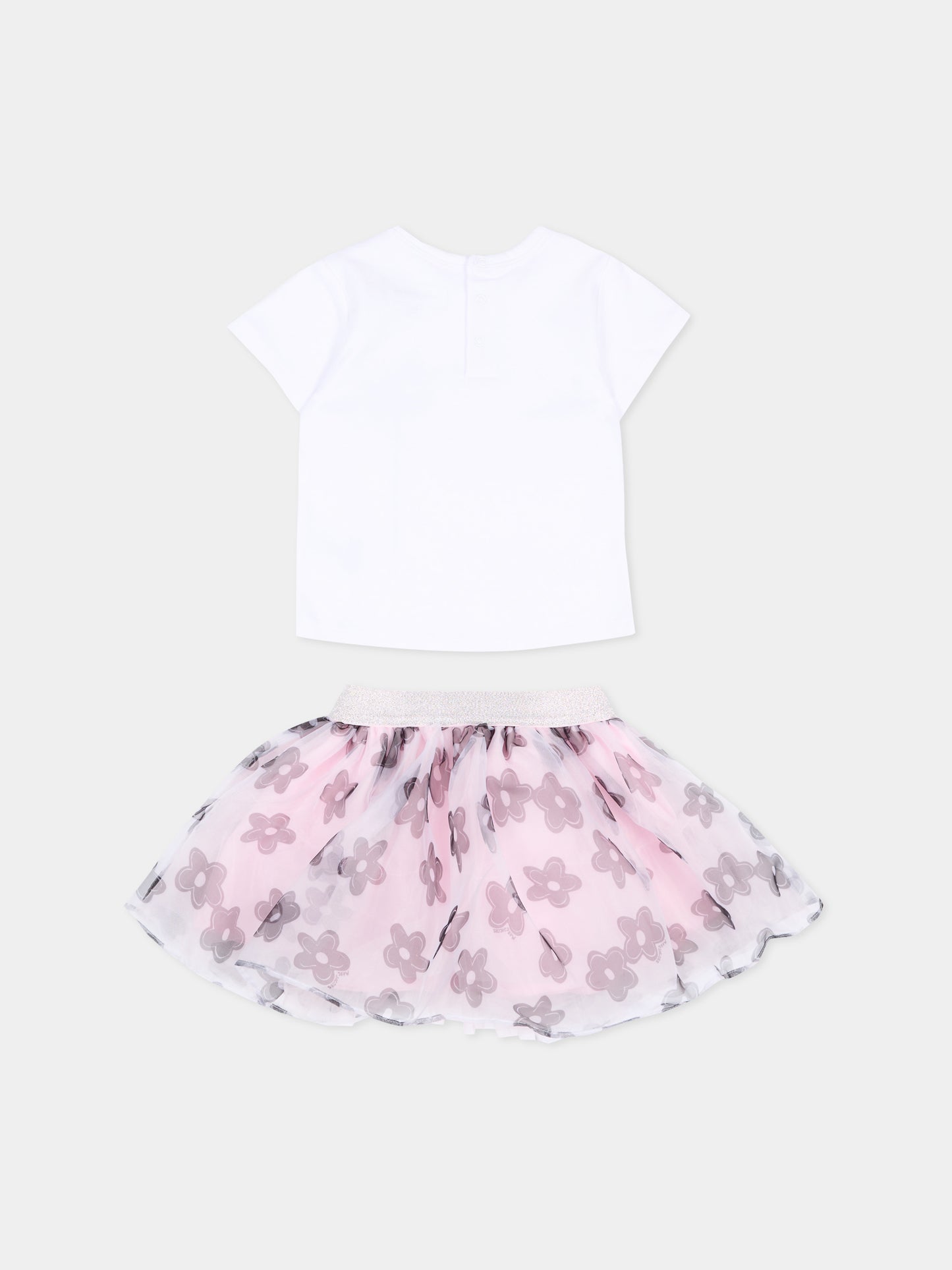 Completo multicolor per neonata con fiori,Marc Jacobs,W60813 10P