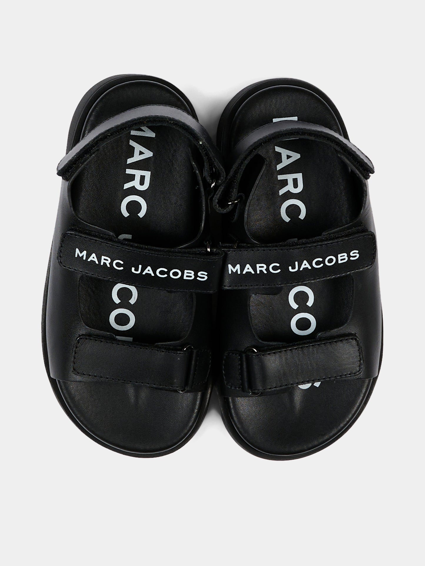Sandali neri per bambino con logo,Marc Jacobs,W60826 09B